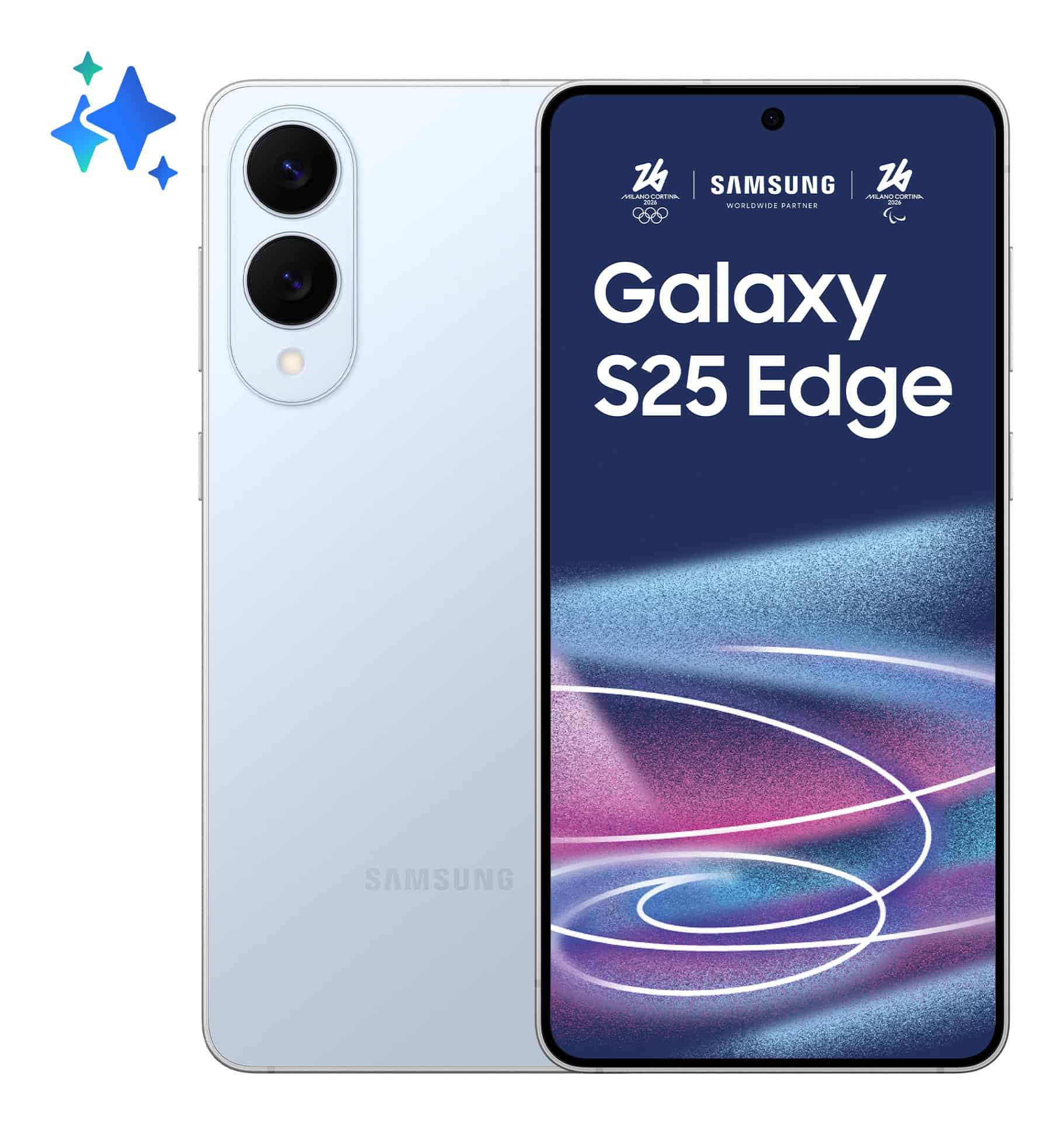 Samsung Galaxy S25 Edge 17 cm (6.7") Dual SIM Android 15 5G USB Type-C 12 GB 256 GB 3900 mAh Blauw (SM-S937BLBDEUE) thumbnail