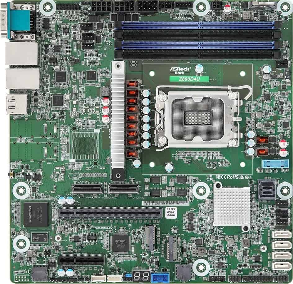 ASRock Mainboard Z890D4U micro-ATX Sockel 11851 Single (Z890D4U) thumbnail