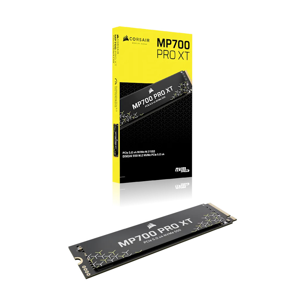 Corsair MP700 PRO XT 1TB M.2 NVMe PCIe 5.0 x4 SSD (no heatsink) (CSSD-F10GBMP700PXNH) thumbnail