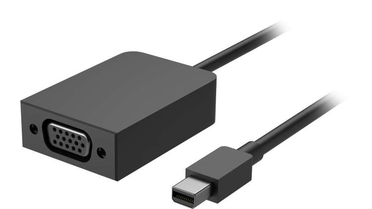 Microsoft Surface EJQ-00004 video kabel adapter Mini DisplayPort VGA (D-Sub) Zwart (EJQ-00004) thumbnail
