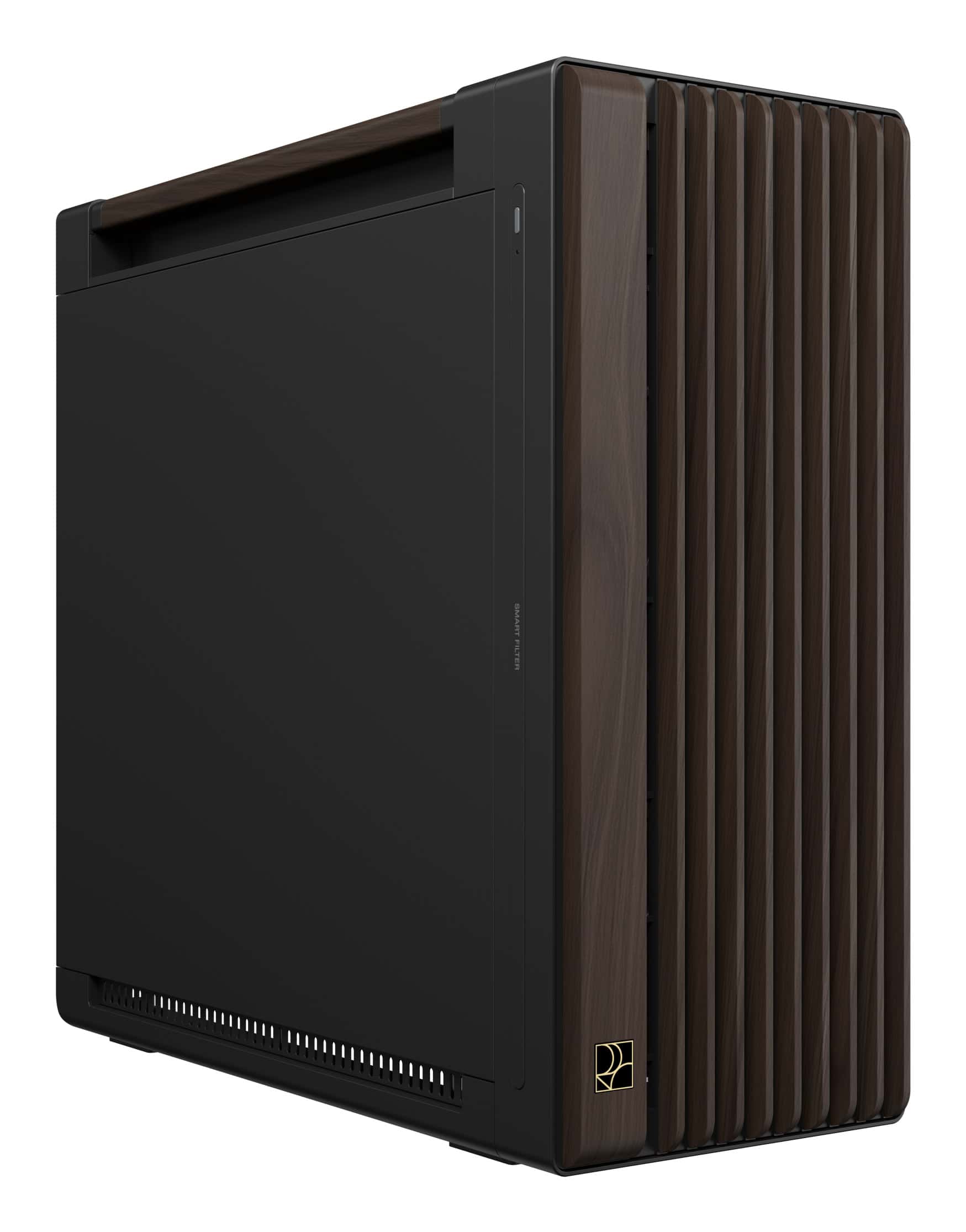 ASUS ProArt PA602 Wood Edition Modern Black - Metal Panel Midi Tower Zwart, Hout (90DC00J0-B09040) thumbnail