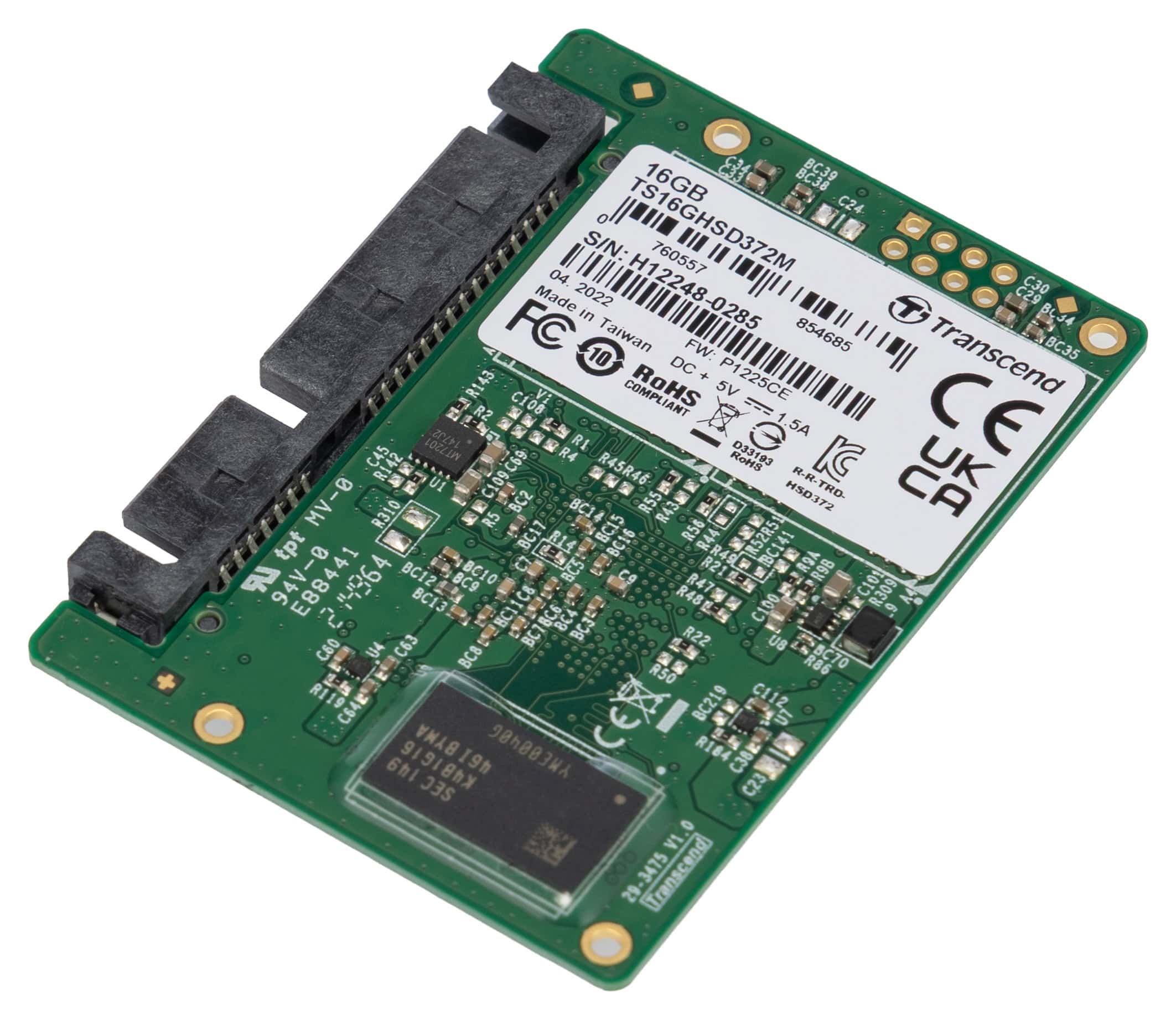 Transcend 2,5 16GB Transcend Half-Slim HSD372M, SATA3, MLC, bulk (TS16GHSD372M) thumbnail