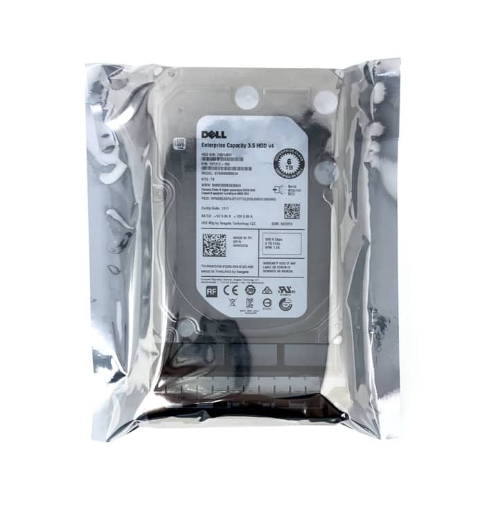 Dell 6TB 7.2K 12G 3.5INCH SAS HDD (3PRF0-RFB) thumbnail