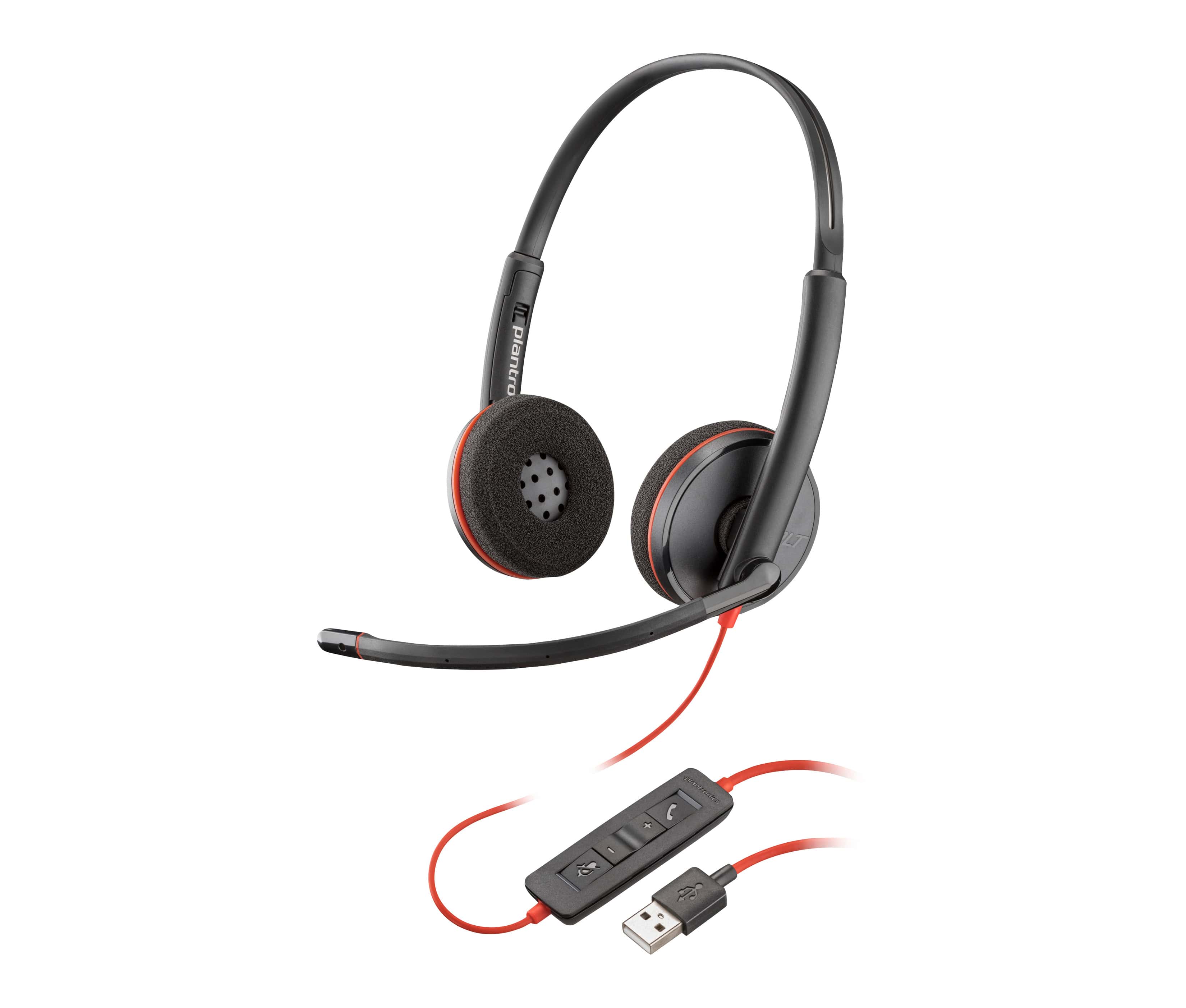 HP Poly Poly Blackwire 3220 Stereo USB-A Headset (80S02AA) thumbnail