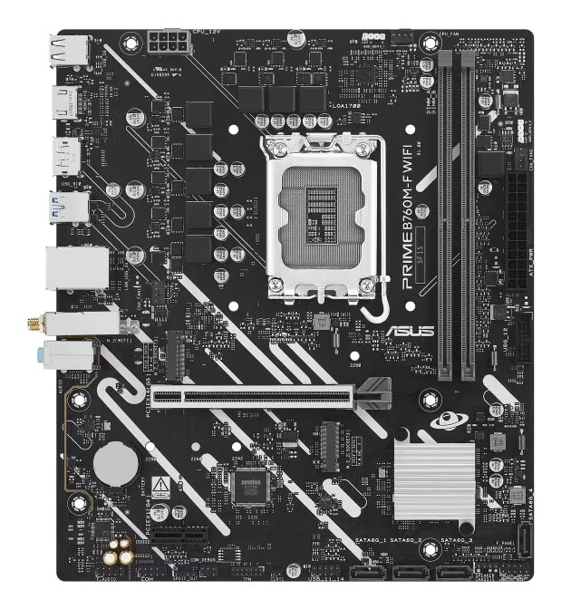 ASUS PRIME B760M-F WIFI Intel B760 LGA 1700 micro ATX (90MB1N00-M0EAY0) thumbnail