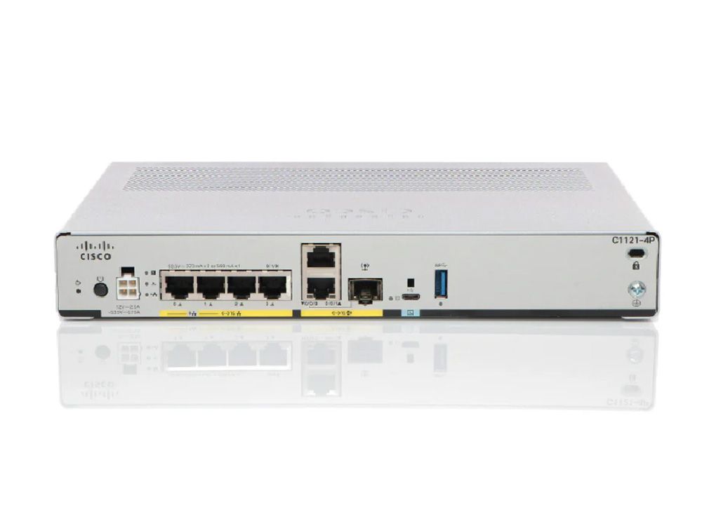 Cisco ISR 1100 4P Dual GE SFP Router (C1121-4P) thumbnail