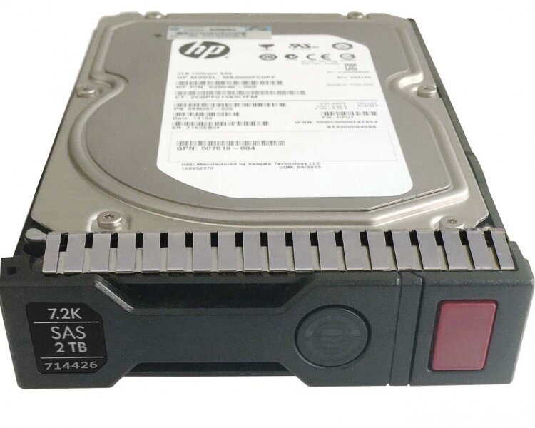 HP HDD 2TB 6G SAS 7.2K 3.5in DP (714353-B21) thumbnail
