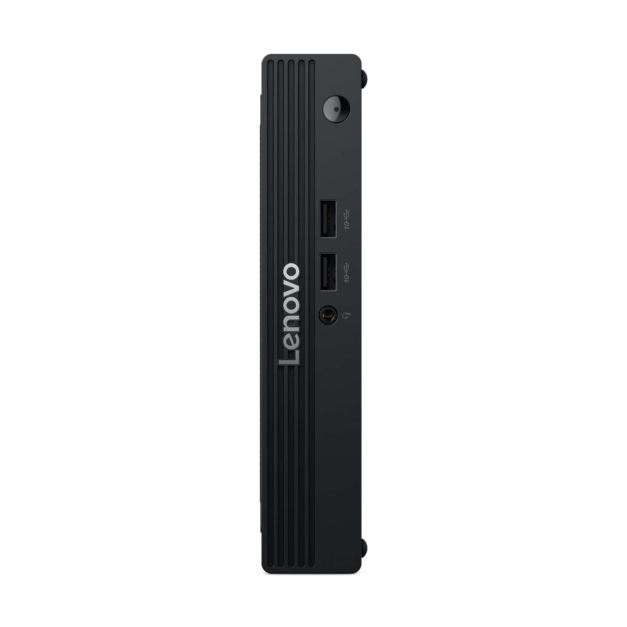 Lenovo V100q Intel® N N100 8 GB DDR5-SDRAM 256 GB SSD Mini PC Zwart (13GE000NGE) thumbnail