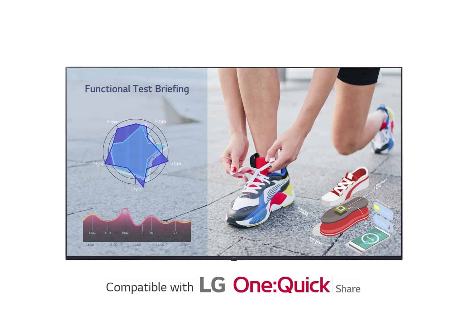 LG 55UL3J-M beeldkrant Digitale signage flatscreen 139,7 cm (55) LCD Wifi 400 cd/m² 4K Ultra HD Blauw WebOS 16/7 (55UL3J-M.AEU) thumbnail