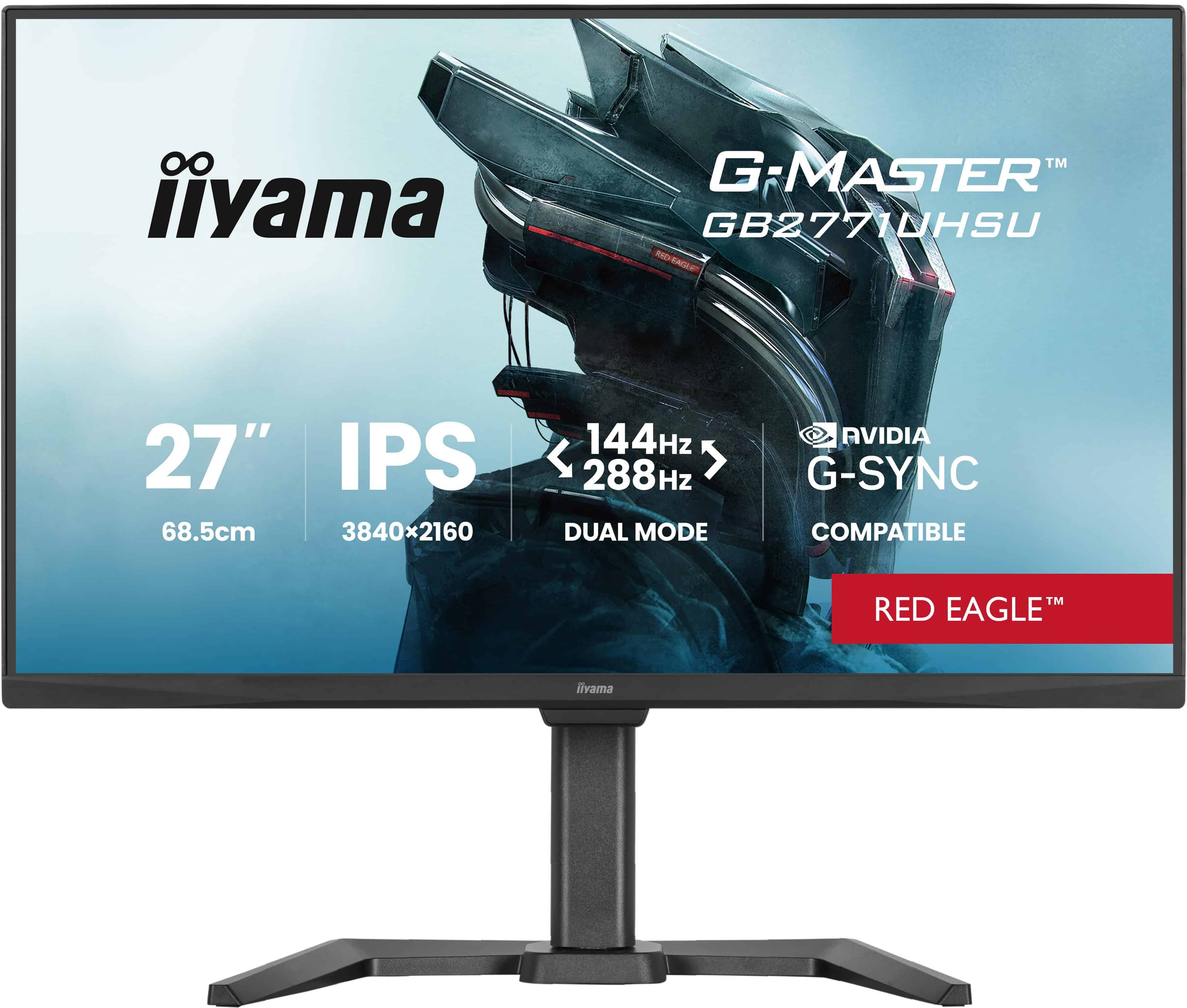 iiyama G-MASTER GB2771UHSU-B1 computer monitor 68,6 cm (27) 3840 x 2160 Pixels 4K Ultra HD LED Zwart (GB2771UHSU-B1) thumbnail