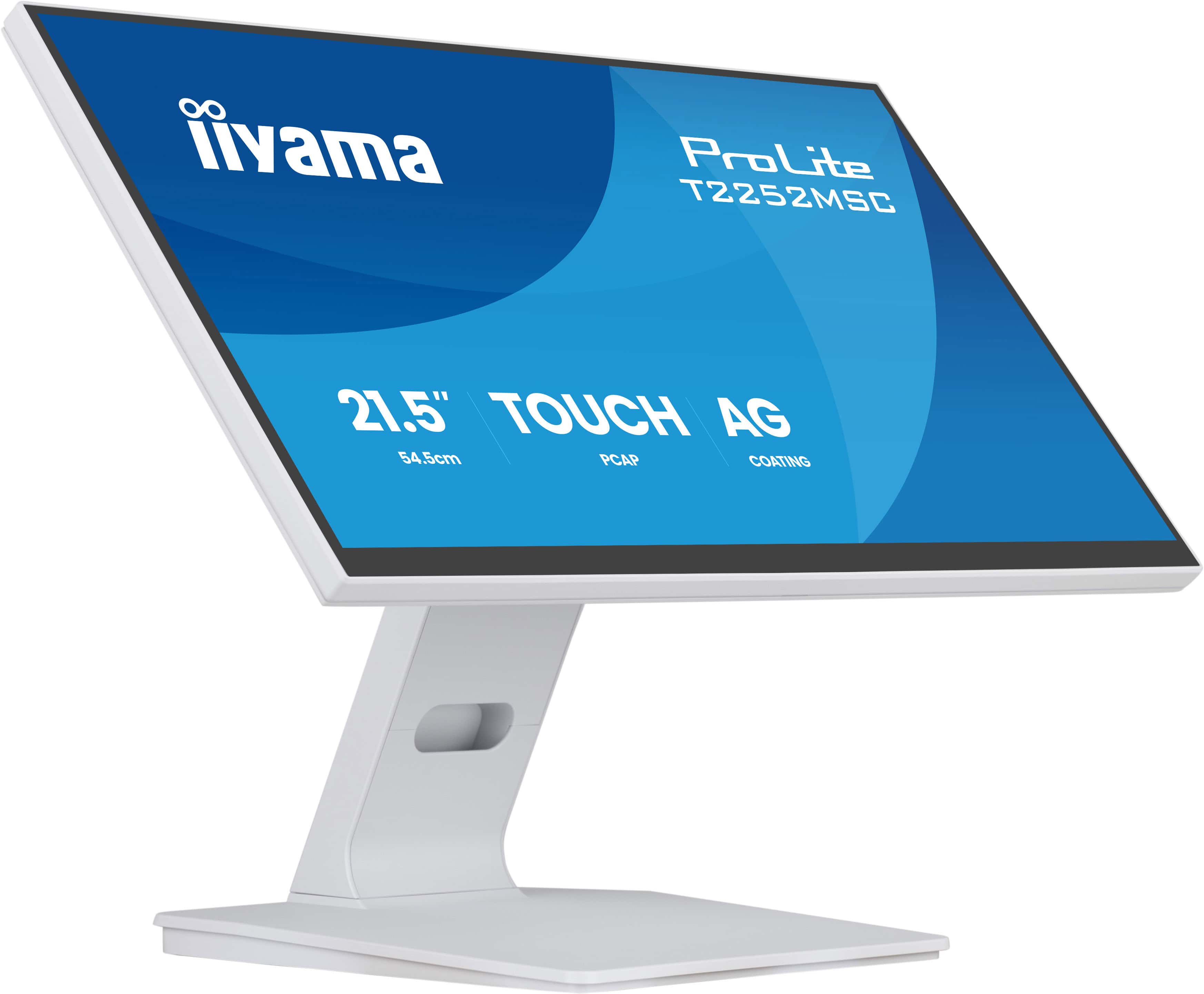 iiyama ProLite T2252MSC-W2AG computer monitor 54,5 cm (21.4) 1920 x 1080 Pixels Full HD LCD Touchscreen Wit (T2252MSC-W2AG) thumbnail