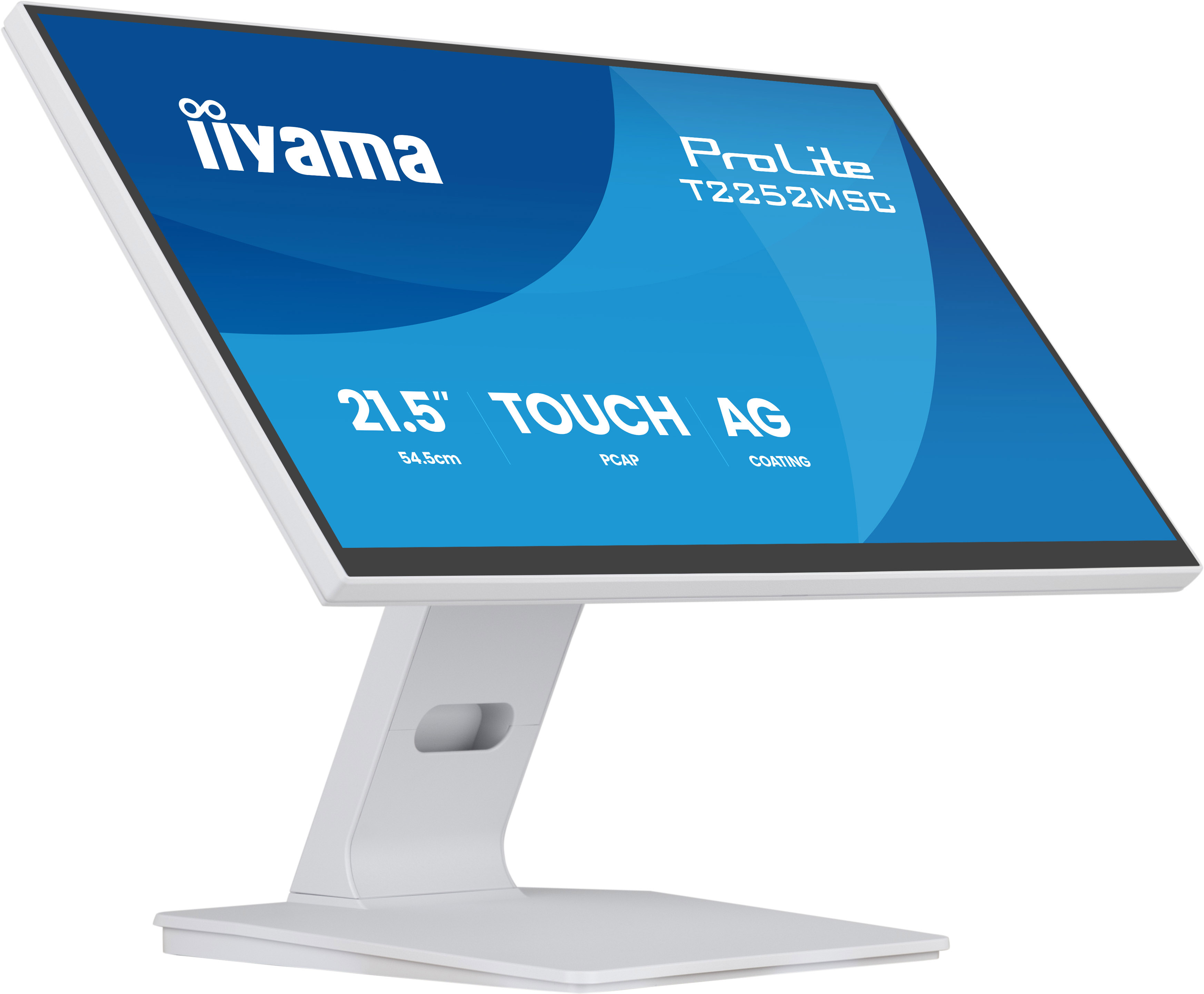 iiyama ProLite T2252MSC-W2AG computer monitor 54,6 cm (21.5") 1920 x 1080 Pixels Full HD LCD Touchscreen Wit (T2252MSC-W2AG) thumbnail