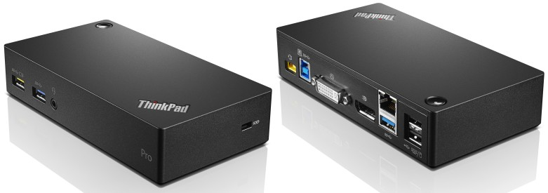 Lenovo ThinkPad USB 3.0 Ultra Dock Bedraad USB 3.2 Gen 1 (3.1 Gen 1) Type-A Zwart (40A80045DE) thumbnail