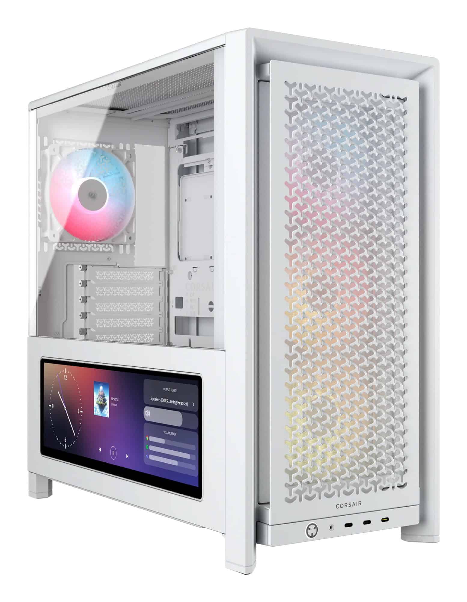 Corsair FRAME 4000D LCD RS Performance Mid-Tower White (CC-9011327-WW) thumbnail