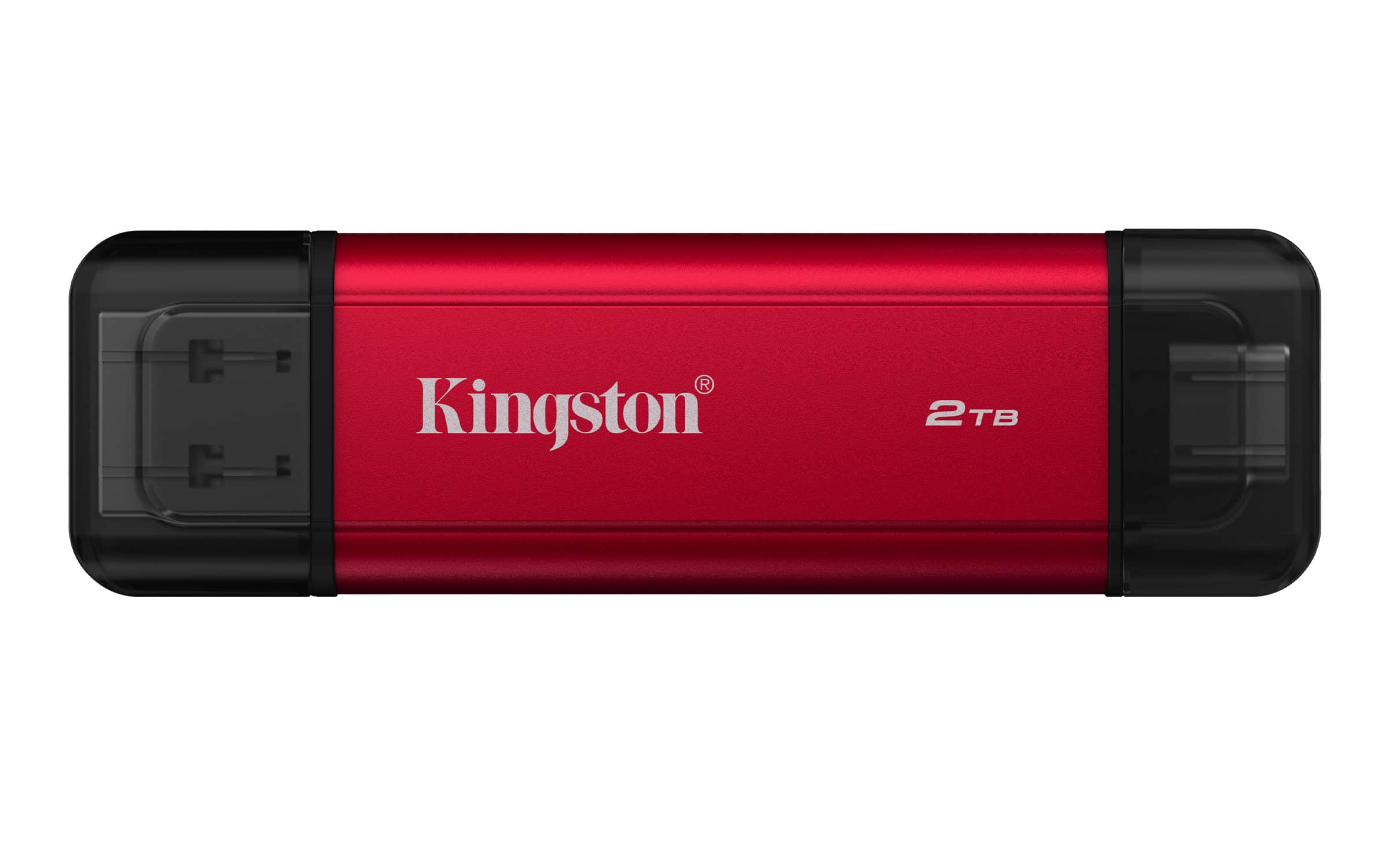 Kingston Technology 2TB Draagbare SSD met Dual USB-A/C, tot 1050MB/s USB 3.2 Gen 2 (SPSD/2TB) thumbnail