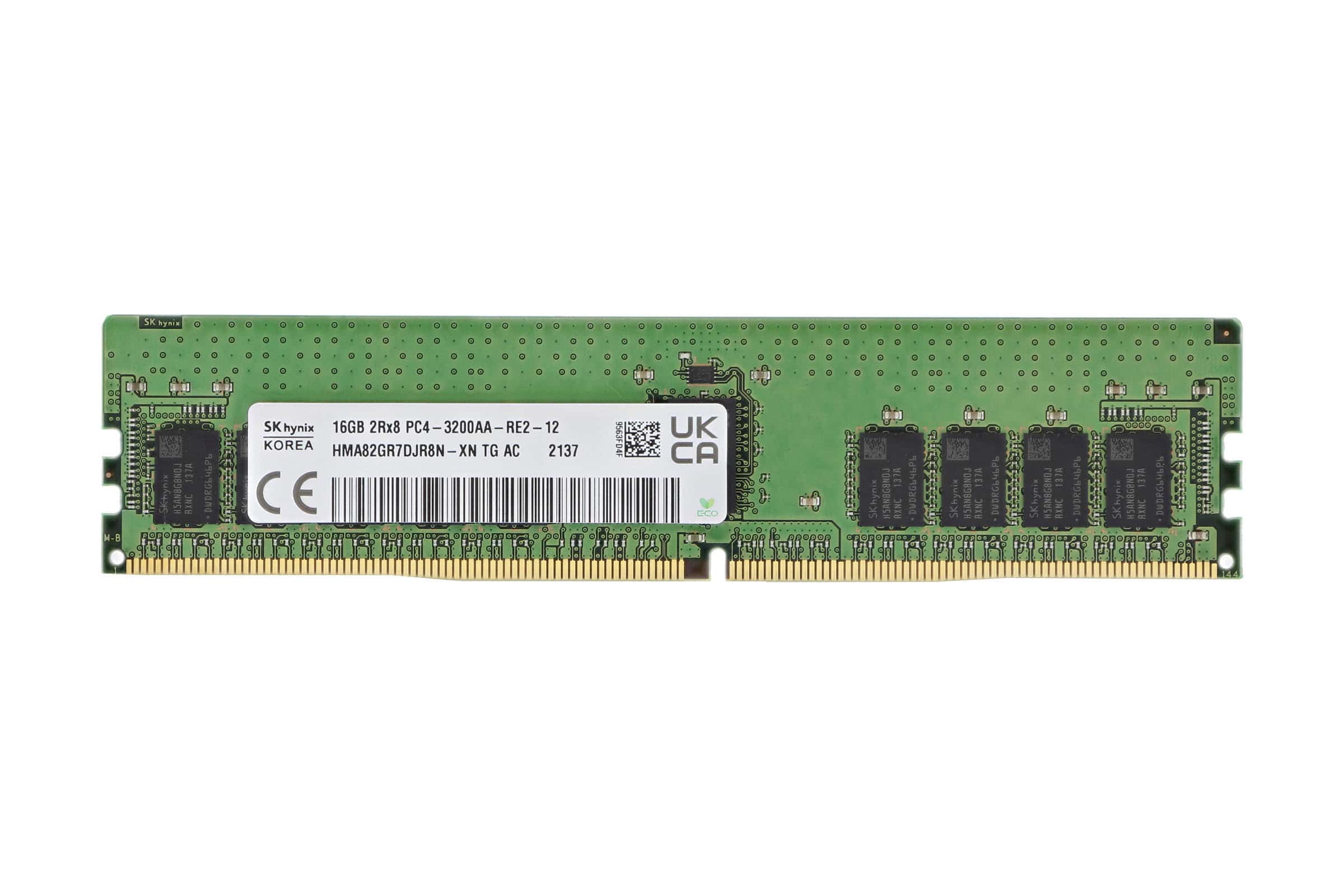 Dell 16GB 2Rx8 PC4-25600AA-R (HMA82GR7DJR8N-XN-RFB) thumbnail