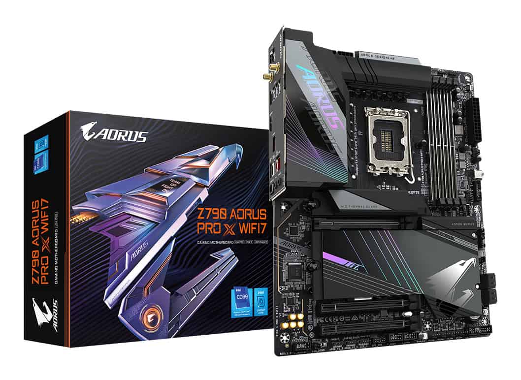 GIGABYTE Z790 AORUS PRO X WIFI7 Intel Z790 Express LGA 1700 ATX (Z790 A PRO X WIFI7) thumbnail