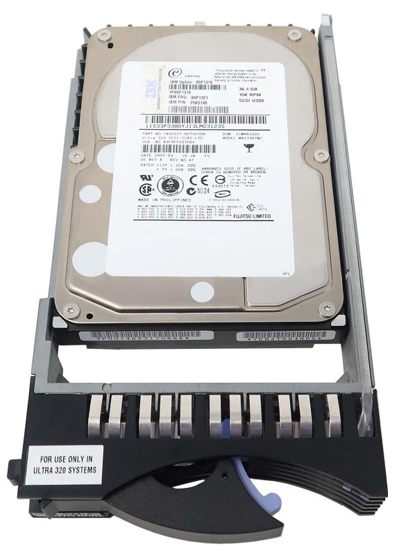 Lenovo 36.4GB 15KRPM U320 SCSI HDD 3.5inch (06P5778) thumbnail