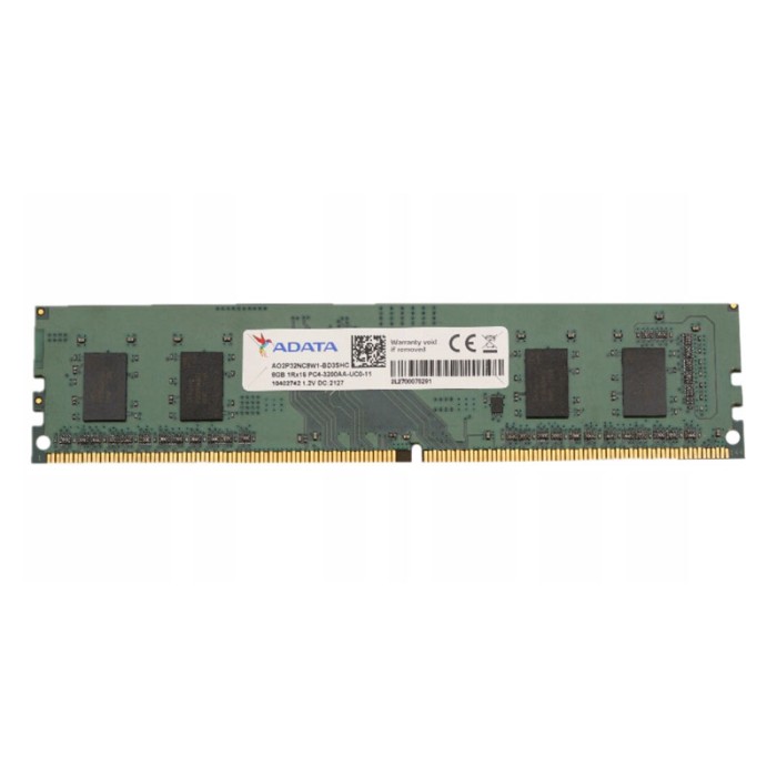 ADATA 8GB (1*8GB) 1RX16 PC4-25600AA-U DDR4-3200MHZ UDIMM (AO2P32NC8W1-BD3SHC) thumbnail