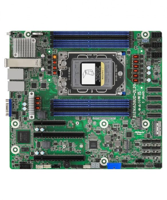 ASRock Mainboard SIENAD8UD-2L2Q micro-ATX Sockel SP6 Single (SIENAD8UD-2L2Q) thumbnail