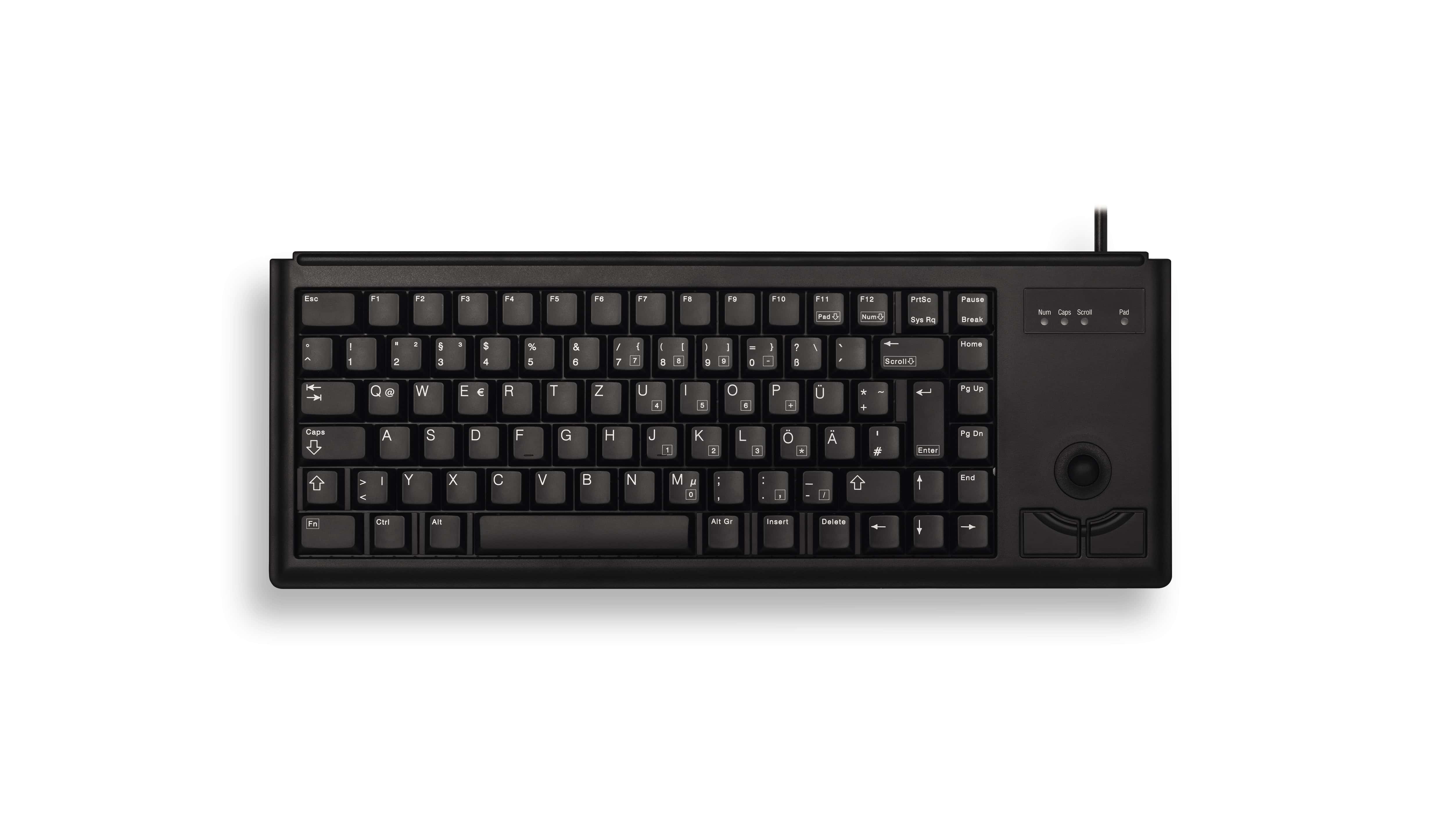CHERRY G84-4400 toetsenbord Universeel USB QWERTY Scandinavisch Zwart (G84-4400LUBPN-2) thumbnail