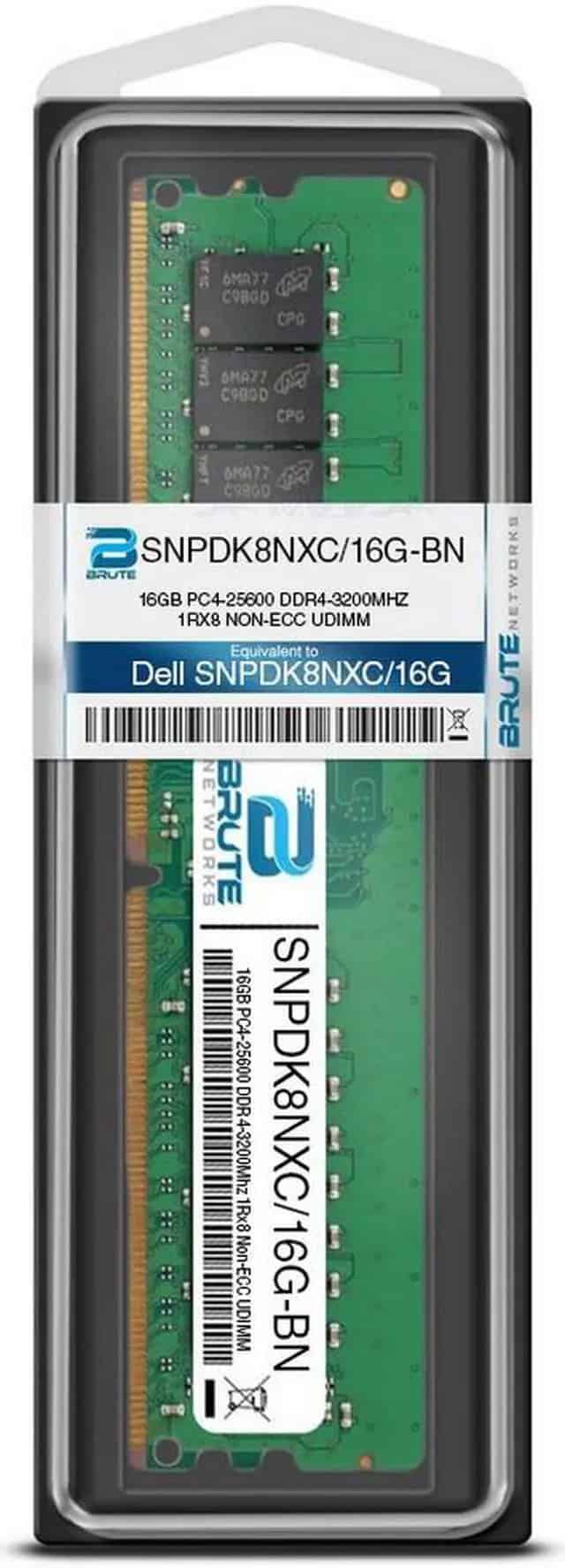 DELL 16GB (1*16GB) 1RX8 PC4-25600AA-U DDR4-3200MHZ UDIMM (SNPDK8NXC/16G) thumbnail
