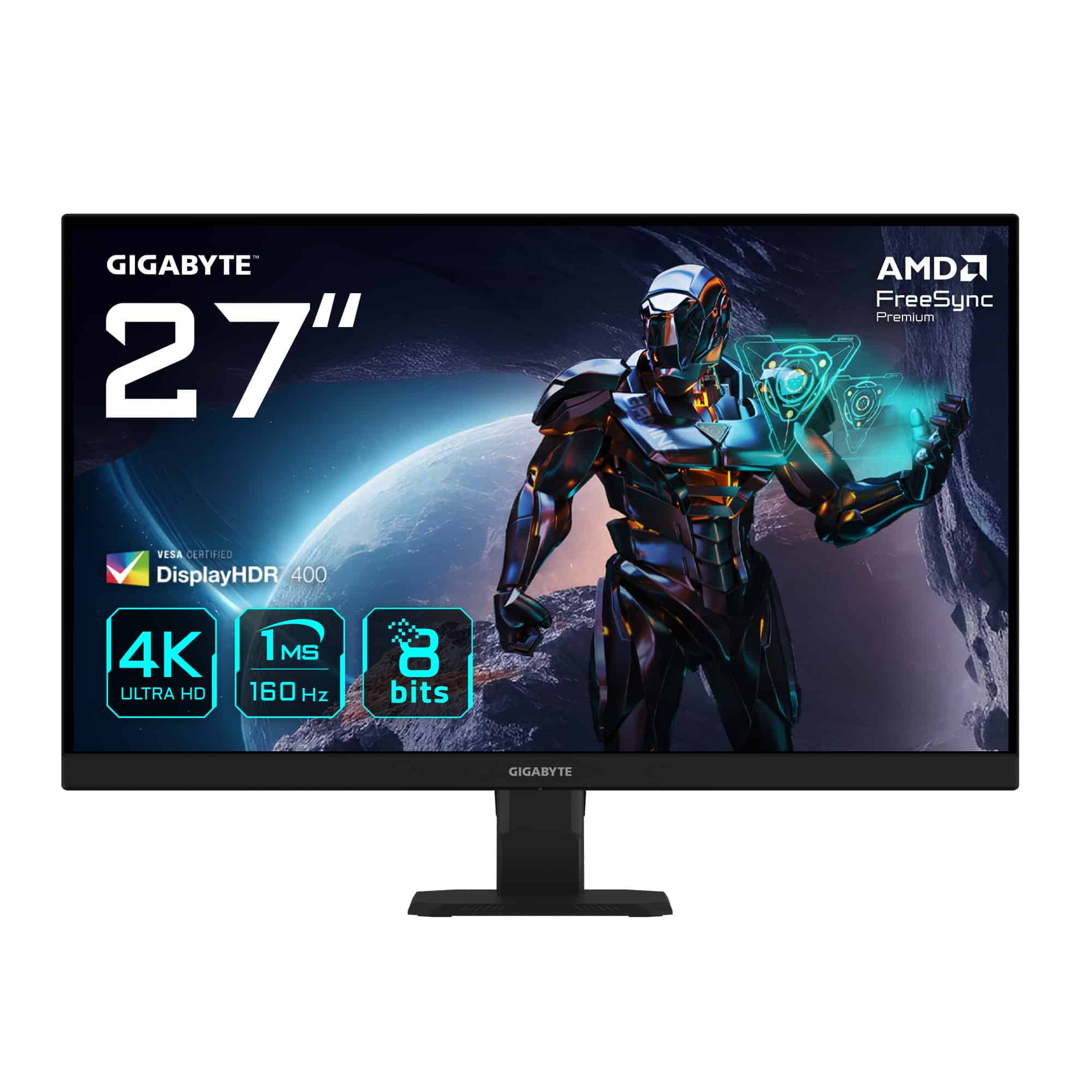 GIGABYTE GS27U computer monitor 68,6 cm (27) 3840 x 2160 Pixels 4K Ultra HD LED Zwart (GS27U EK) thumbnail