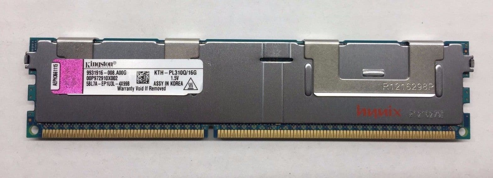KINGSTON 16GB (1*16GB) 4RX4 PC3-8500R DDR3-1066MHZ RDIMM (KTH-PL310Q/16G) thumbnail