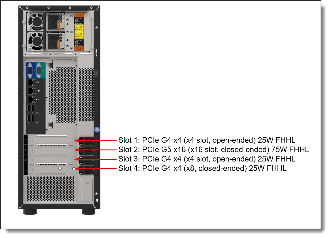 Lenovo ThinkSystem ST250 V3 1xIntel Xeon 6315P 4C - Server - 2.8 GHz (7DCE100BEA) thumbnail