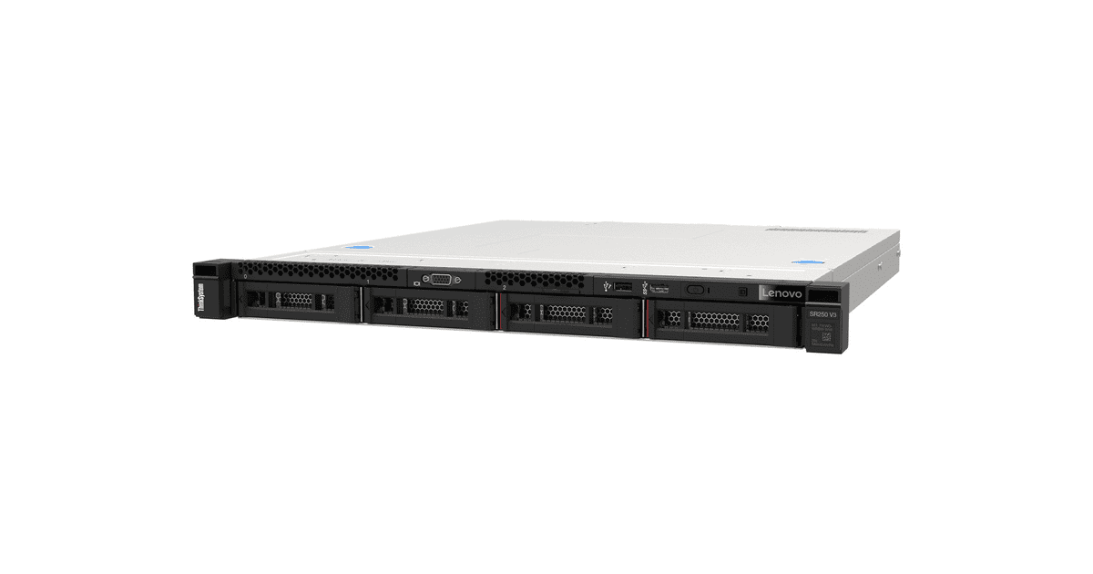 Lenovo ThinkSystem SR250 V3&nbsp;1xIntel Xeon 6353P 8C 2.7GHz 65W&nbsp;1x16GB 1Rx8&nbsp;SW RD 2x800W (7DCL100FEA) thumbnail