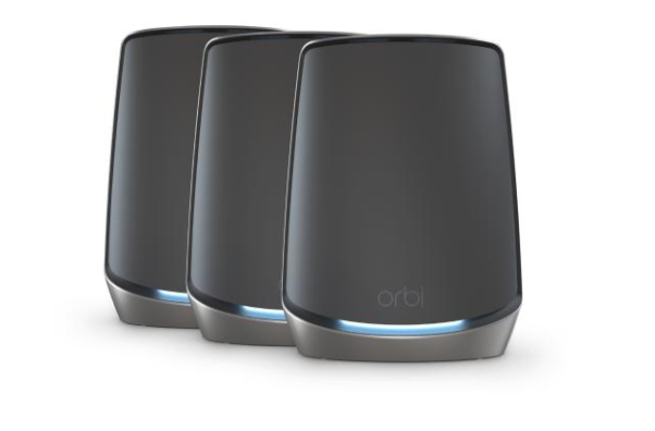 NETGEAR Orbi 860 AX6000 WiFi System black edition Tri-band (2.4 GHz / 5 GHz / 5 GHz) Wi-Fi 6 (802.11ax) Zwart 4 Intern (RBK863SB-100EUS) thumbnail