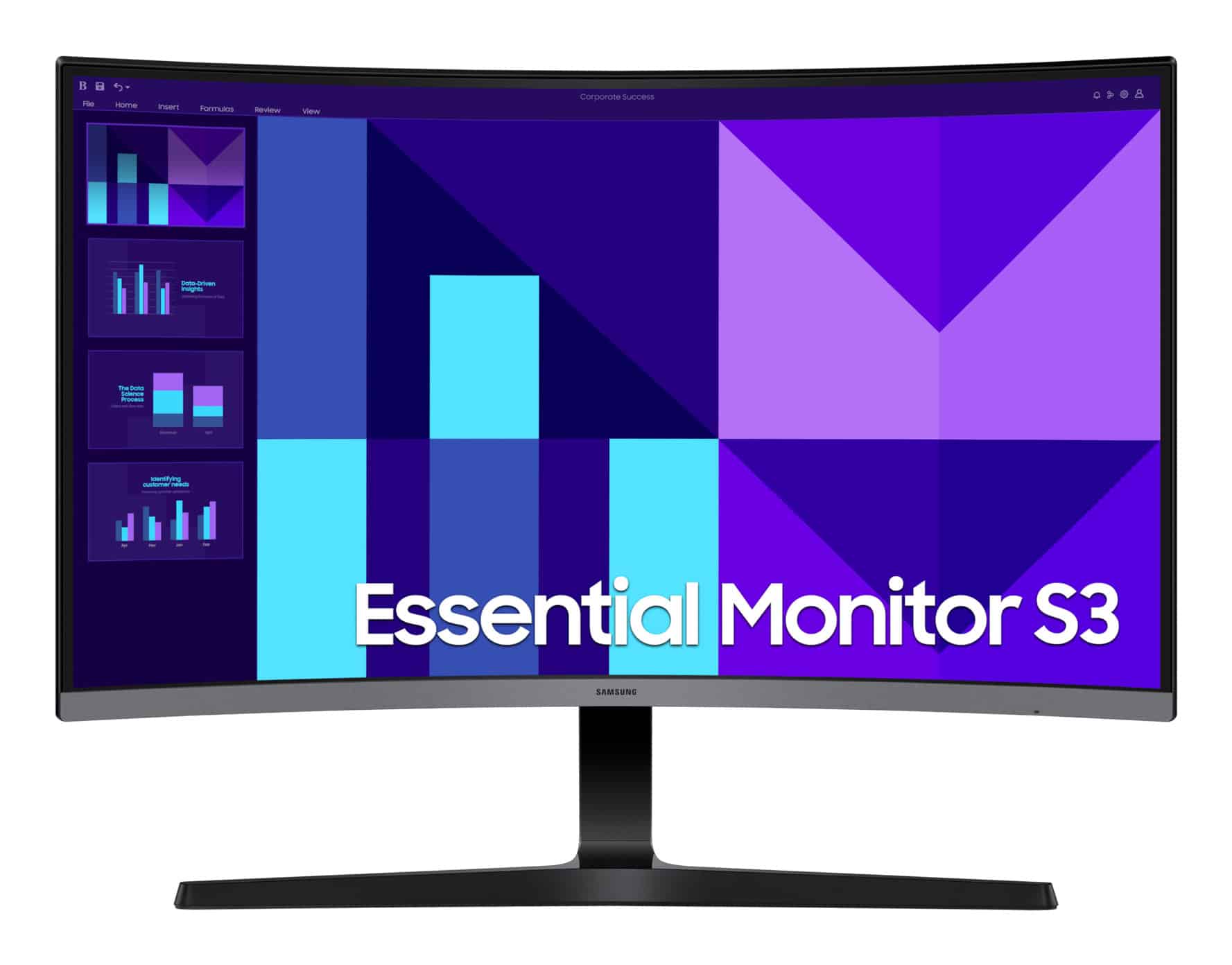 Samsung S27D392GAU computer monitor 68,6 cm (27) 1920 x 1080 Pixels Full HD LCD Zwart (LS27D392GAUXEN) thumbnail