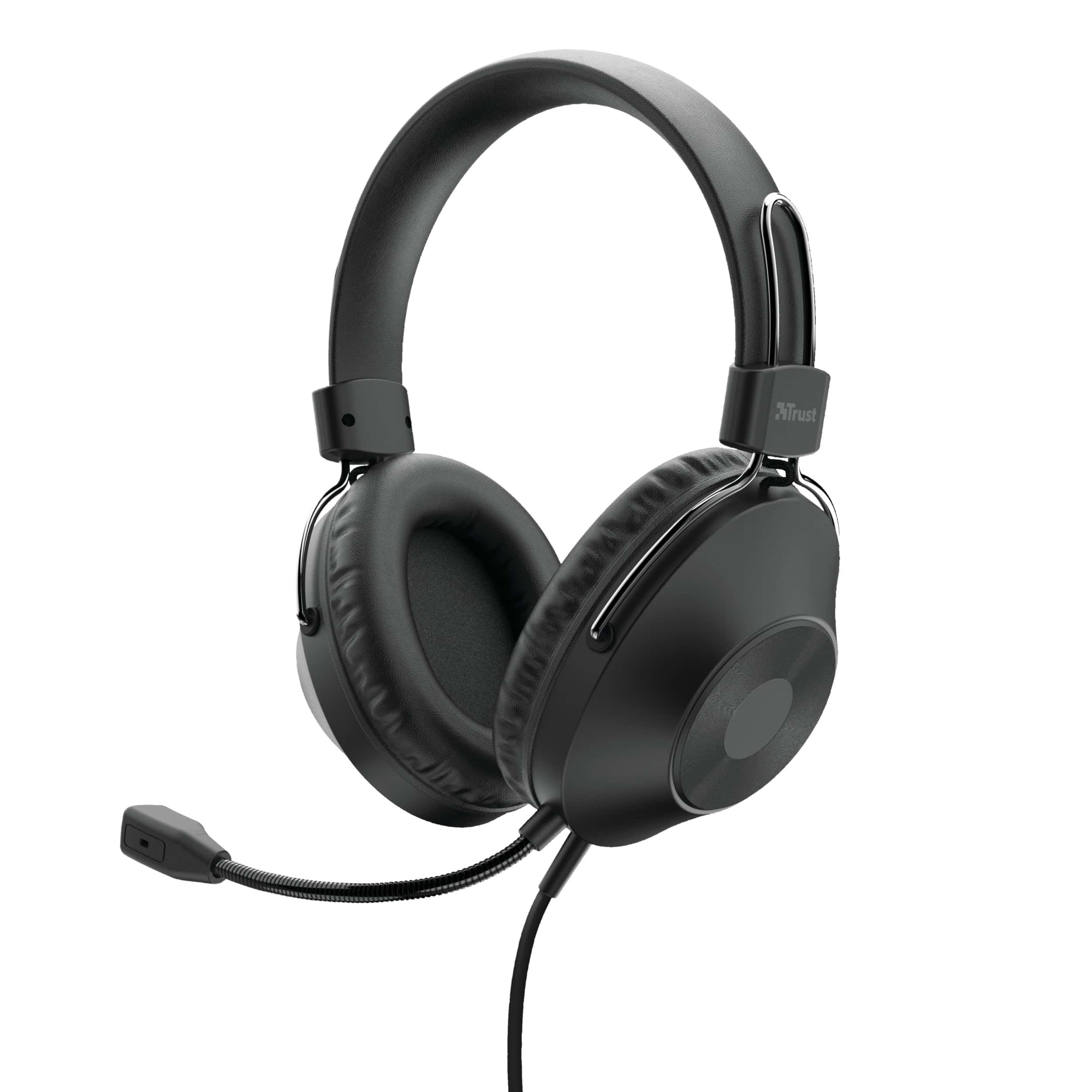 Trust HS-250 Over-Ear USB Headset - BUSINESS MODEL (24185) thumbnail