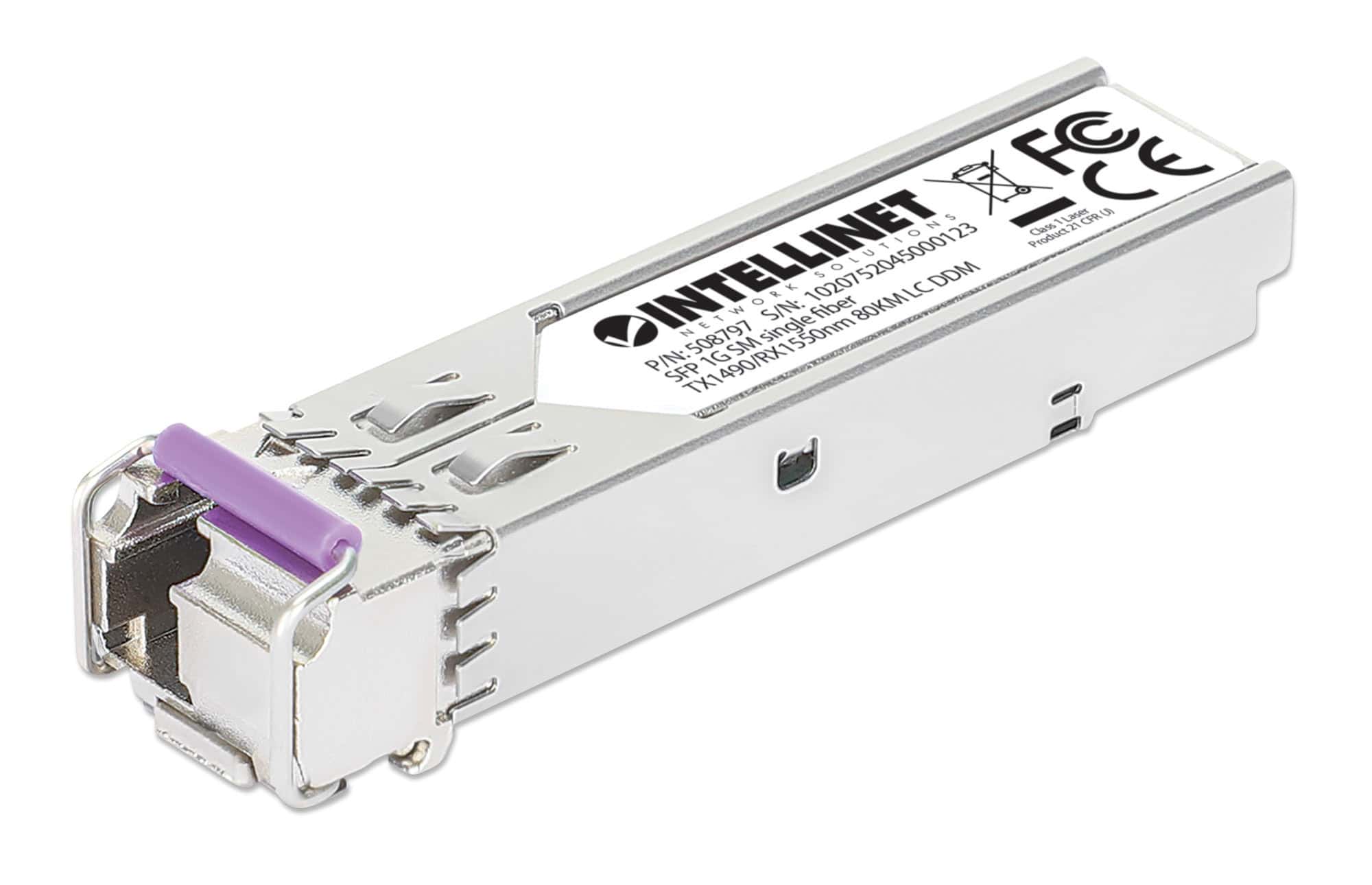 Intellinet 508797 netwerk transceiver module Vezel-optiek 1000 Mbit/s mini-GBIC/SFP (508797) thumbnail
