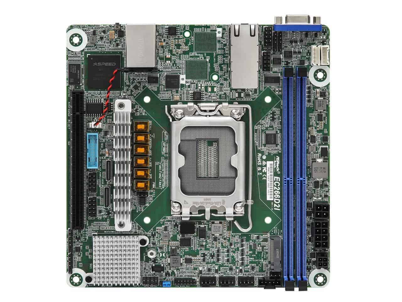 ASRock Mainboard EC262D4U micro-ATX Sockel 1700 DDR5 Single (EC262D4U) thumbnail