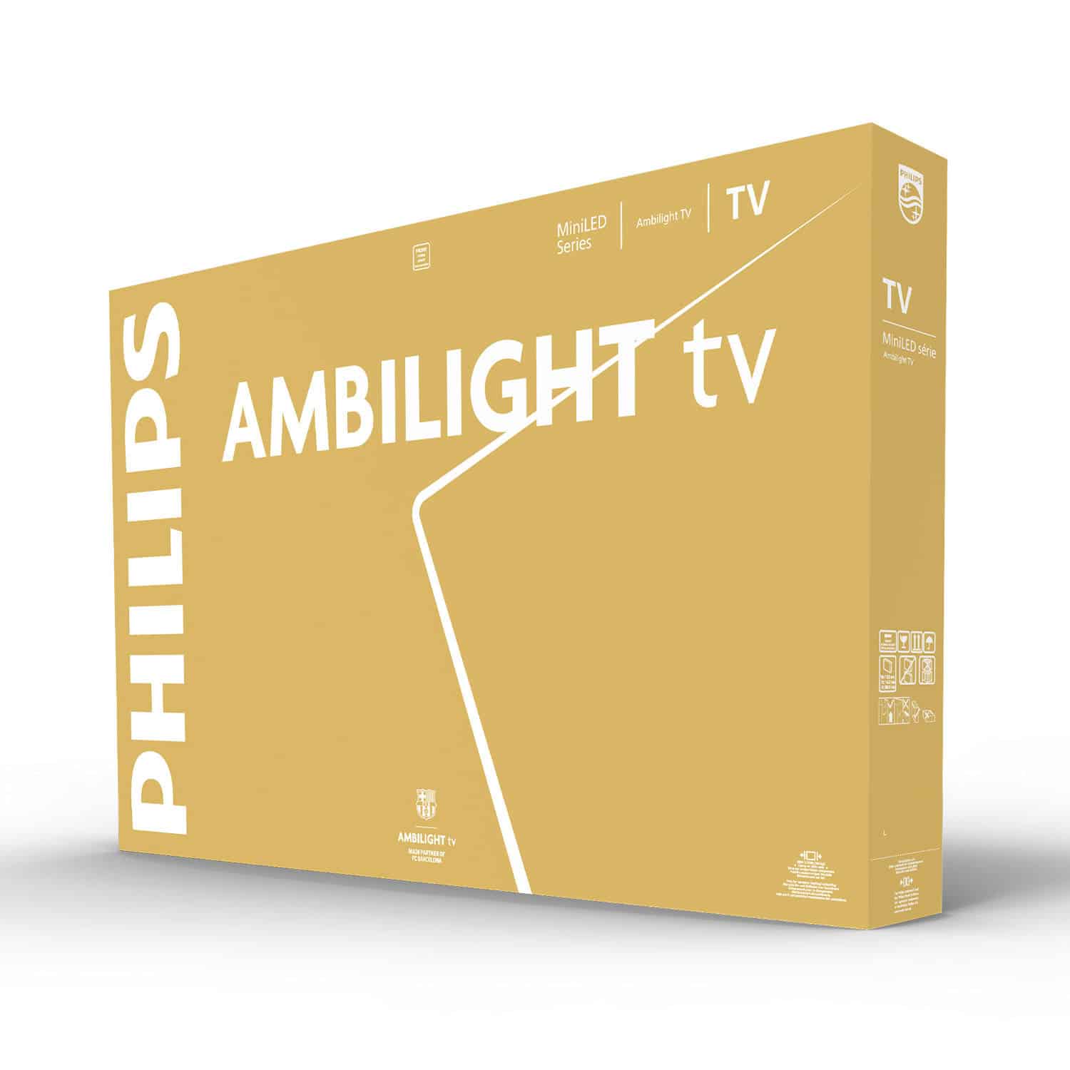 Philips 85MLED910/12 tv 2,16 m (85) 4K Ultra HD Smart TV Wifi Zwart (85MLED910/12) thumbnail
