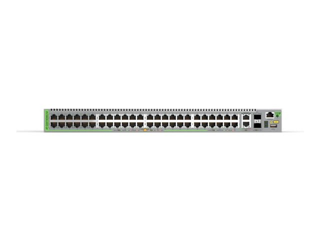 Allied Telesis AT-GS970EMX/52-50 netwerk-switch Managed L3 Gigabit Ethernet (10/100/1000) Grijs (990-007601-50) thumbnail