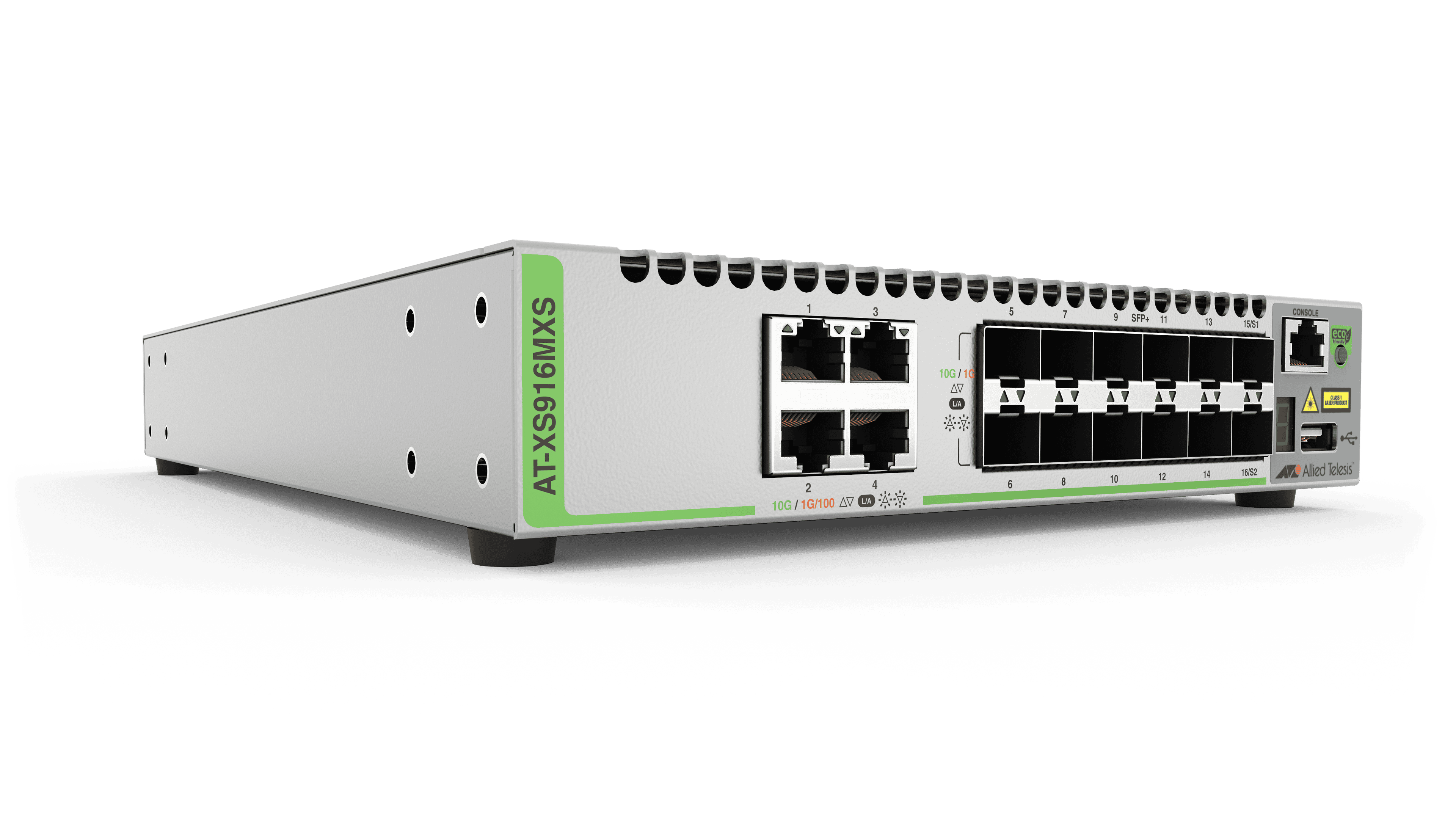 Allied Telesis 8x 10/100/1000T 4x 100/1000X SFP Industrial Ethernet Layer 3 SwitchPoE+ Support Conformal Coating (TAA compliant) (990-007906-980) thumbnail