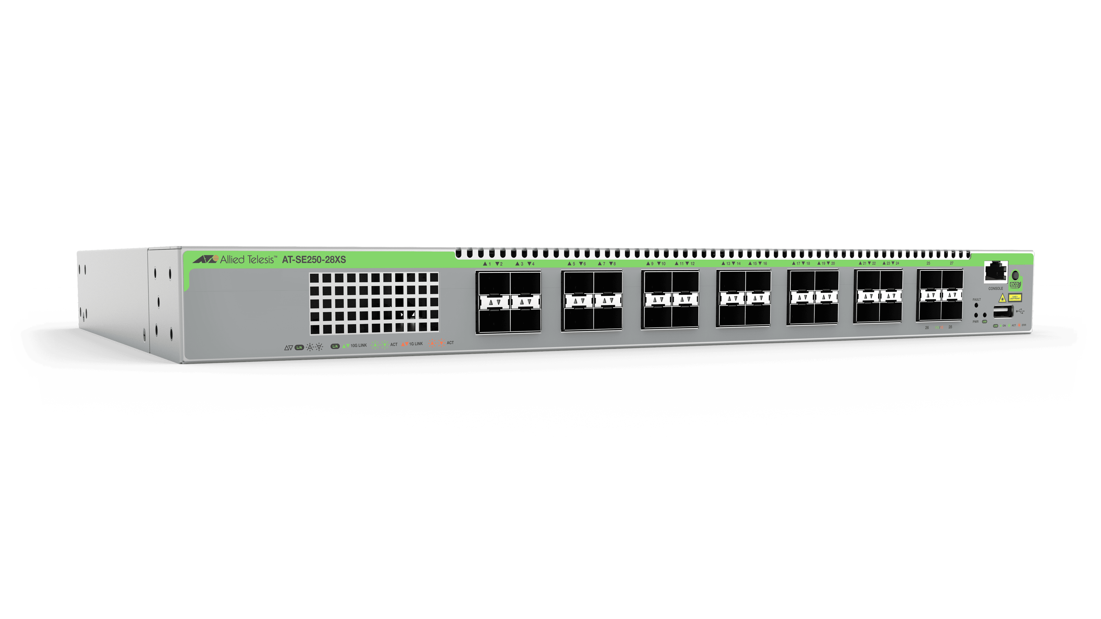 Allied Telesis Multi-Gigabit Layer 3 Lite Managed Switch 24x 10/100M/1/2.5/5G 2x SFP+ports EU Power Cord. (990-007937-50) thumbnail
