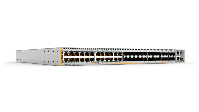 Allied Telesis This price is only for a budgetary purpose L3 Stackable Switch 24xSFP28 Ports + 4x QSFP28 Ports and a Dual fixed  (990-008307-030) thumbnail
