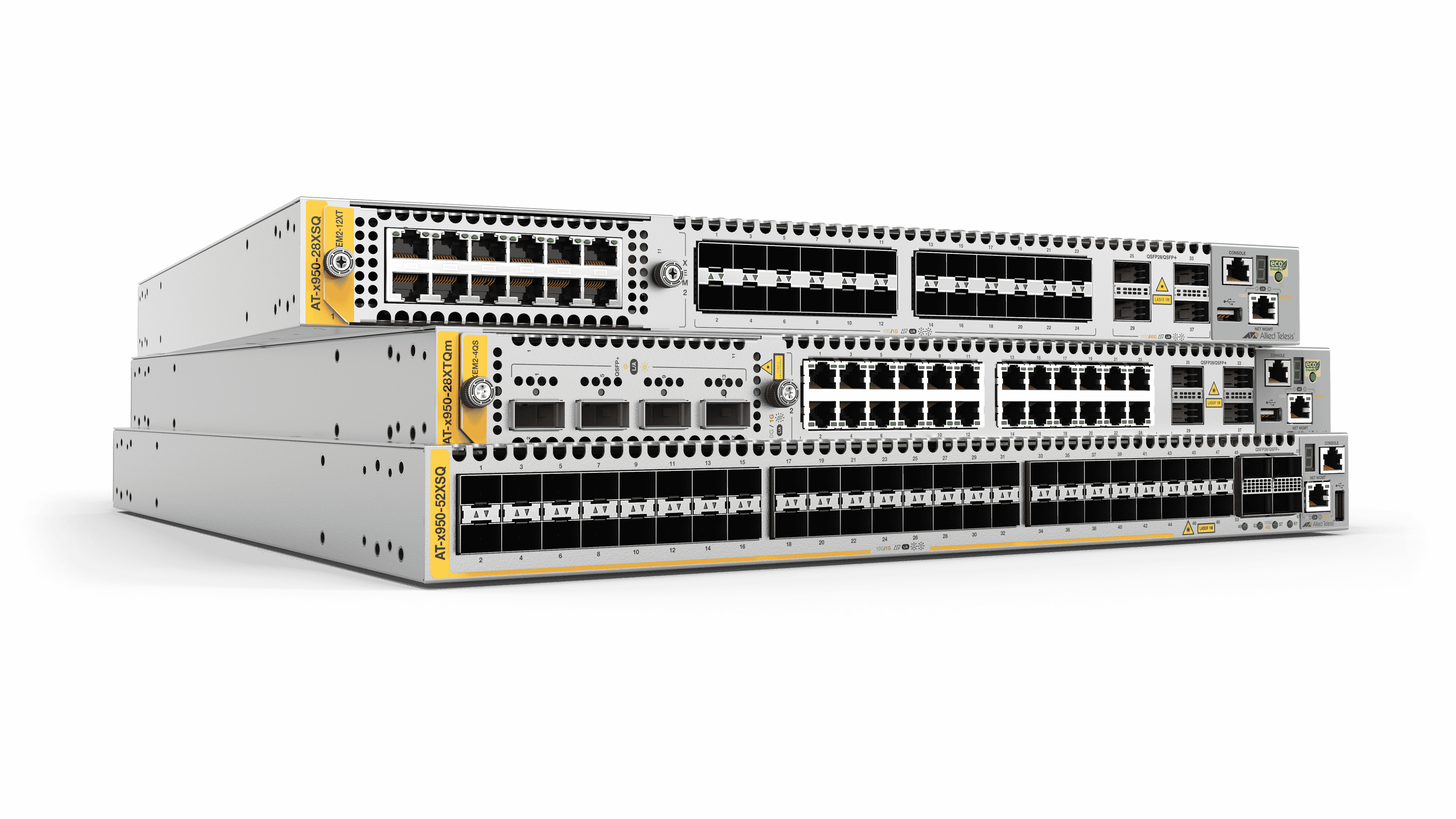 Allied Telesis This price is only for a budgetary purpose L3 Stackable Switch 24xSFP28 Ports + 4x QSFP28 Ports and a Dual fixed  (990-008307-050) thumbnail