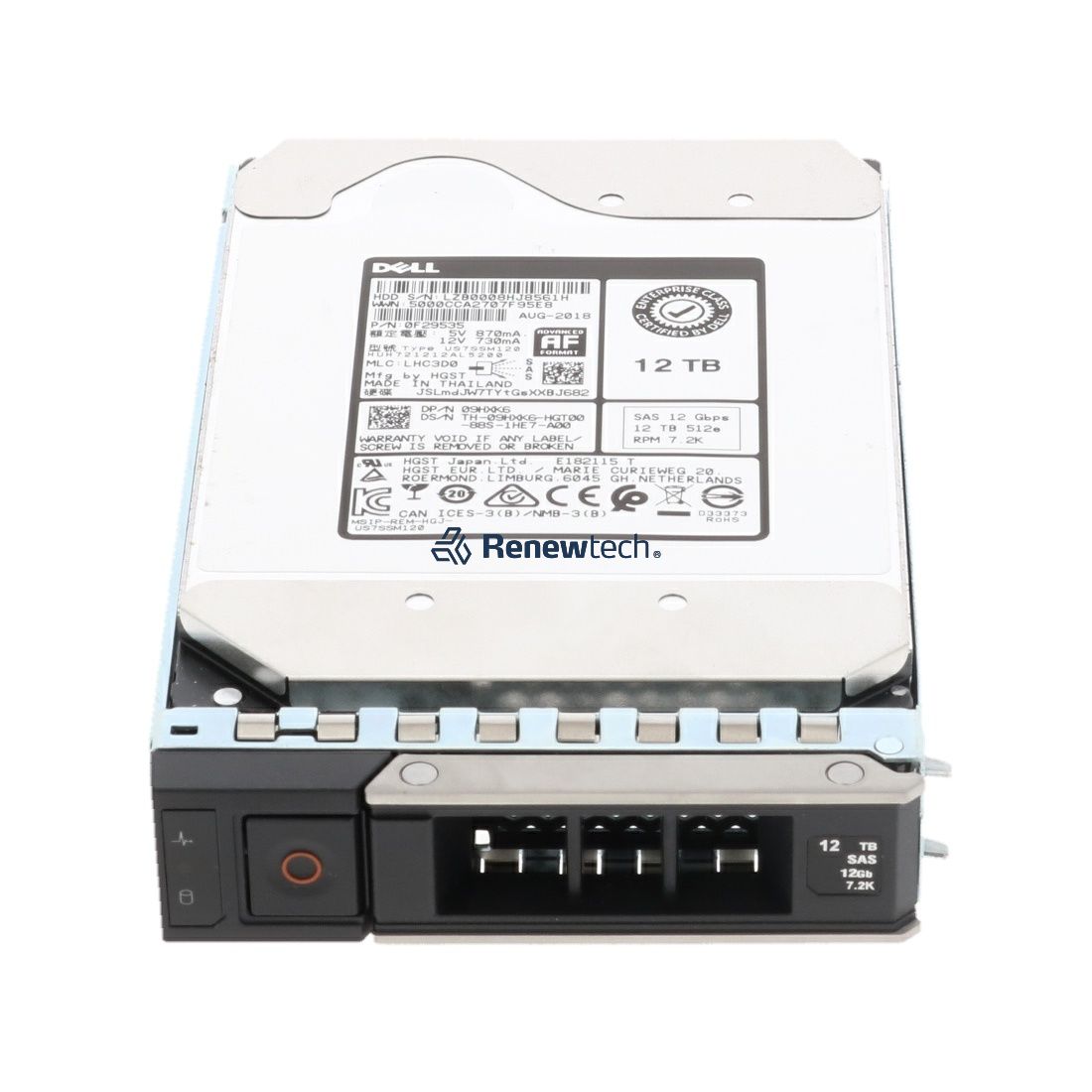 Dell 12TB 7.2K 3.5 SAS 12G (M1C0T-RFB) thumbnail