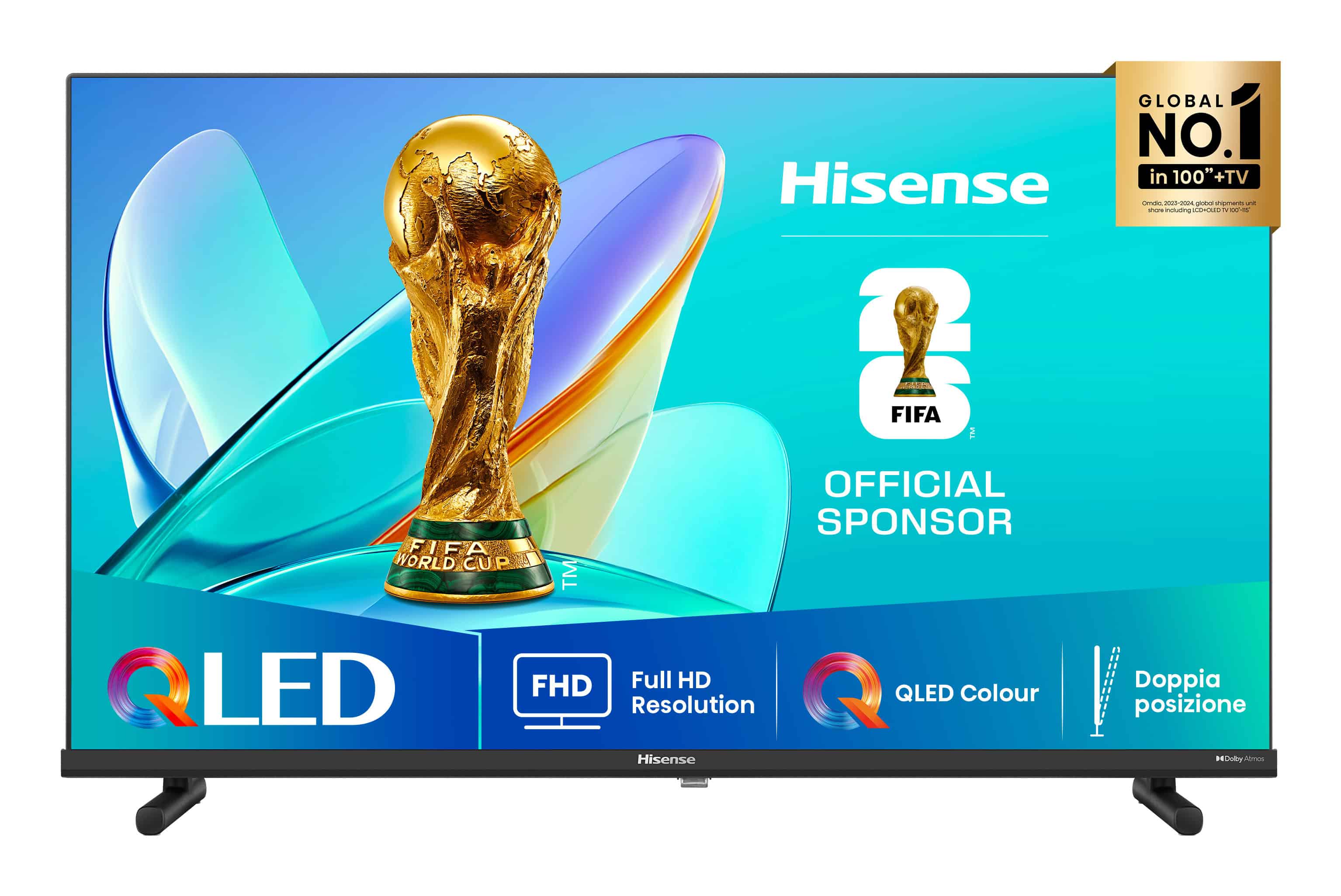 Hisense 40A5Q 101,6 cm (40) Full HD Smart TV Wifi Zwart (20016113) thumbnail
