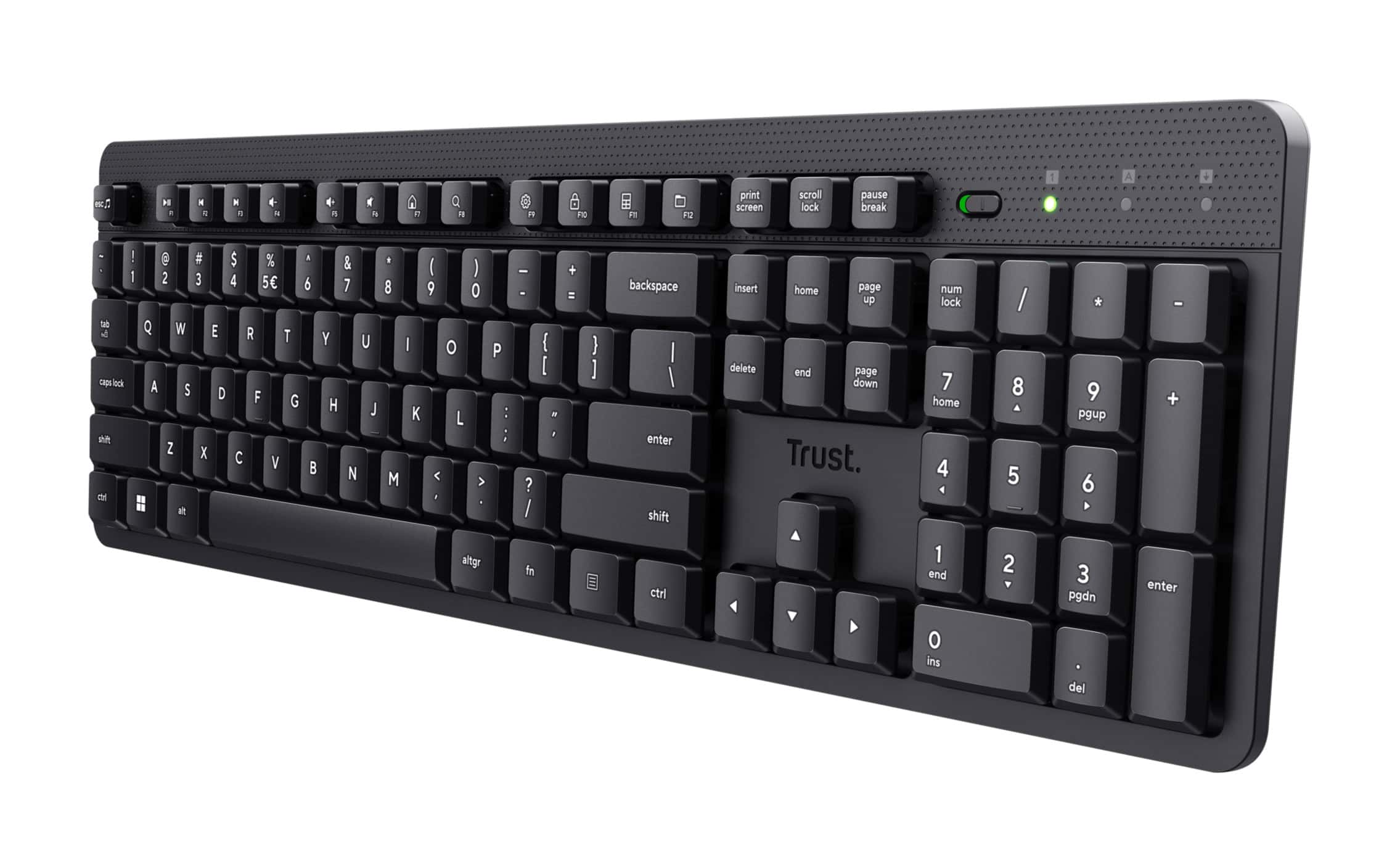 Trust Ody II toetsenbord Kantoor RF Draadloos QWERTY Scandinavisch Zwart (25017) thumbnail