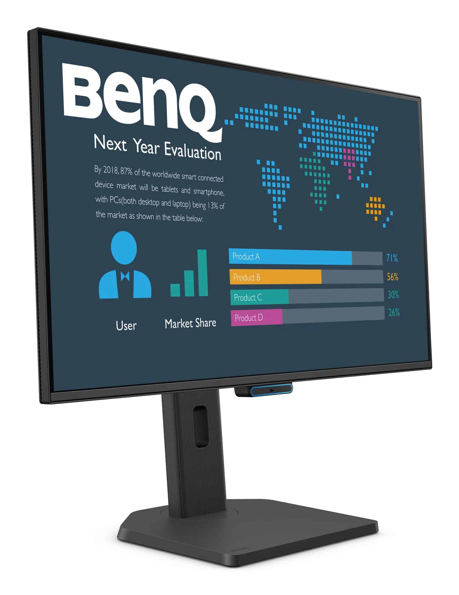 BenQ BL2790TC computer monitor 68,6 cm (27) 1920 x 1080 Pixels Full HD LCD Zwart (9H.LNTLA.TBE) thumbnail