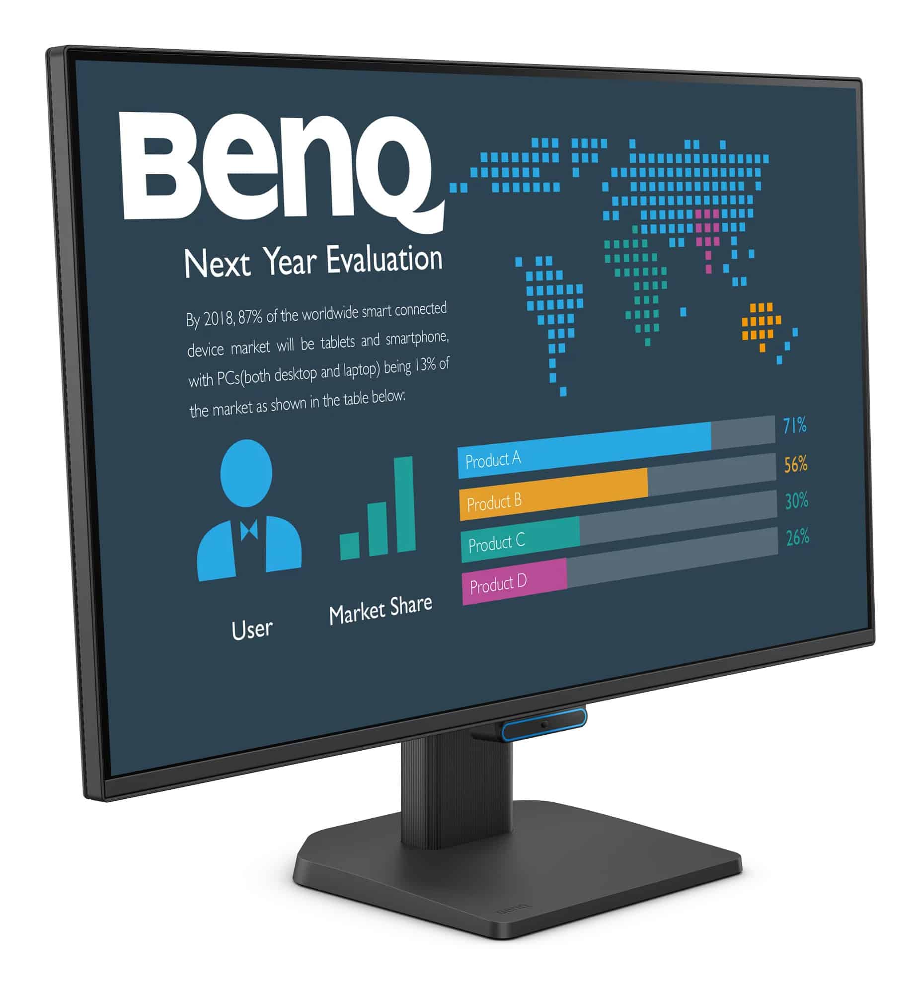 BenQ BL2790C computer monitor 68,6 cm (27) 1920 x 1080 Pixels Full HD LCD Zwart (9H.LP6LB.QBE) thumbnail