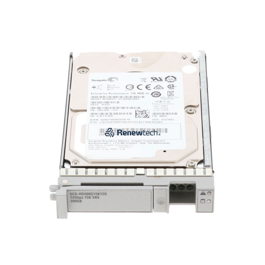 Cisco 300GB 12G SAS 15K RPM SFF HDD (UCS-HD300G15K12G-RFB) thumbnail