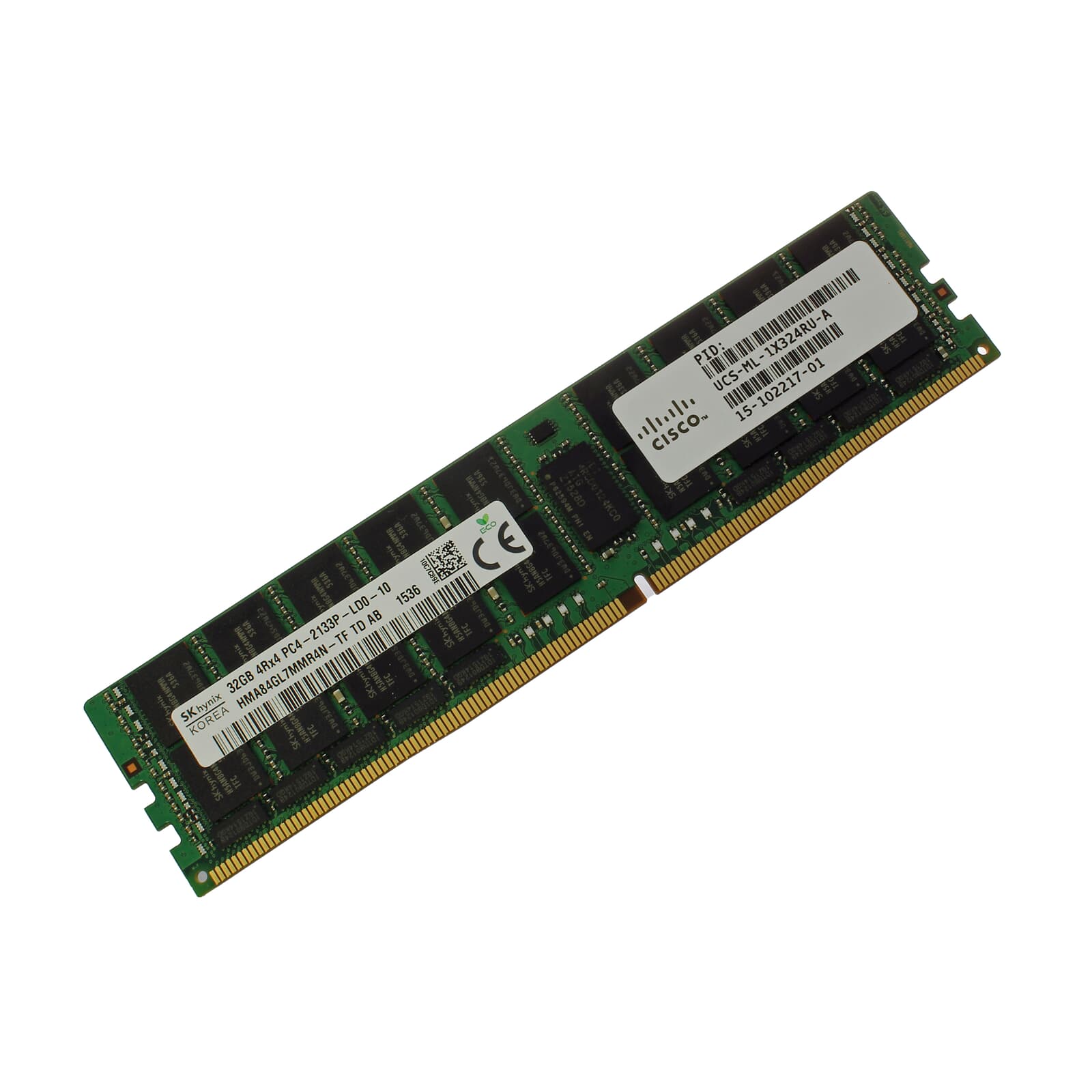 Cisco 32GB DDR4-2133-MHZ LRDIMM (UCS-ML-1X324RU-A-RFB) thumbnail