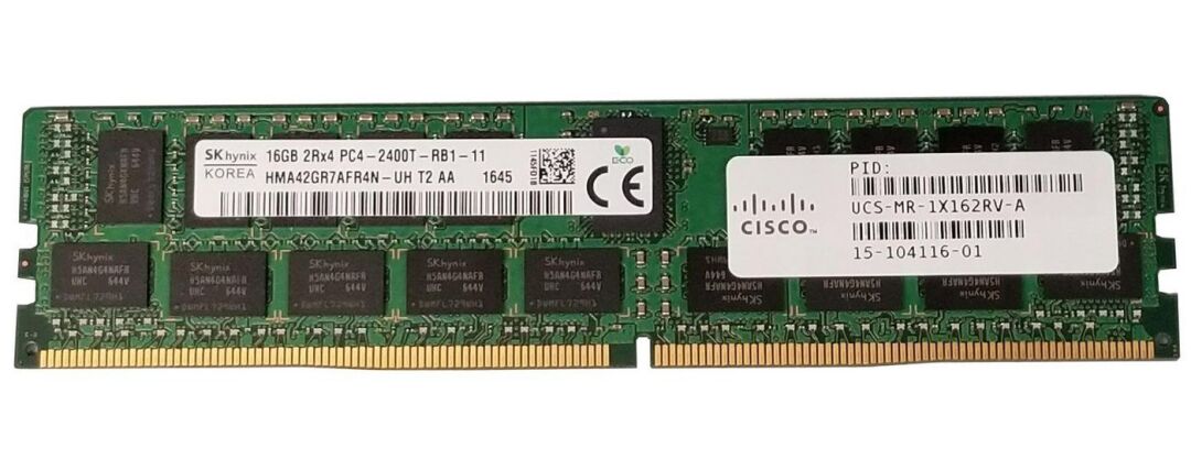 Cisco 16GB DDR4-2400-MHz (UCS-MR-1X162RV-A-RFB) thumbnail