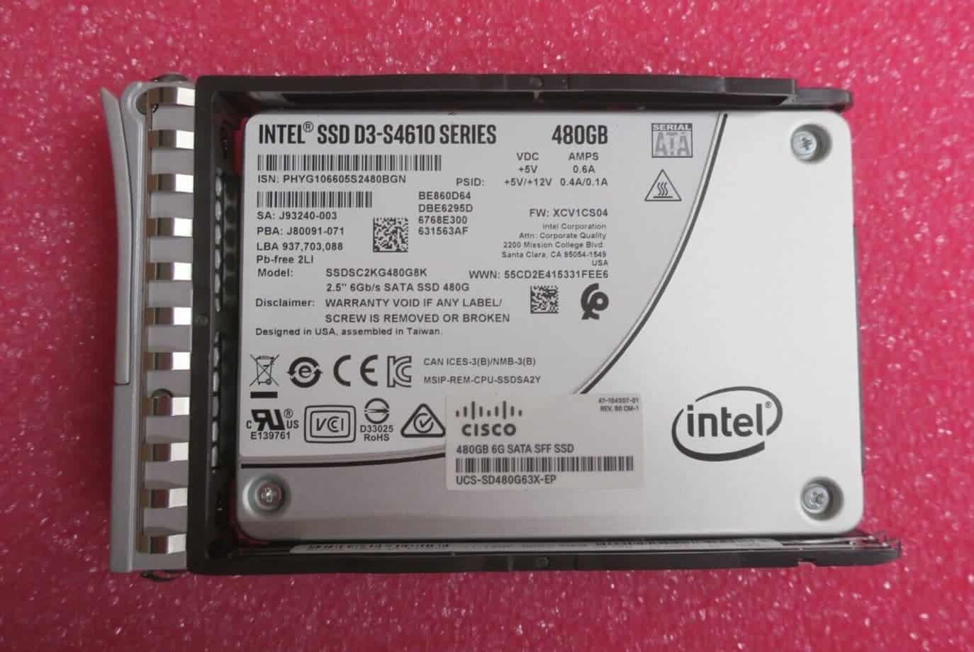 Cisco 480GB 6G 2.5INCH SATA SSD (UCS-SD480G63X-EP-RFB) thumbnail